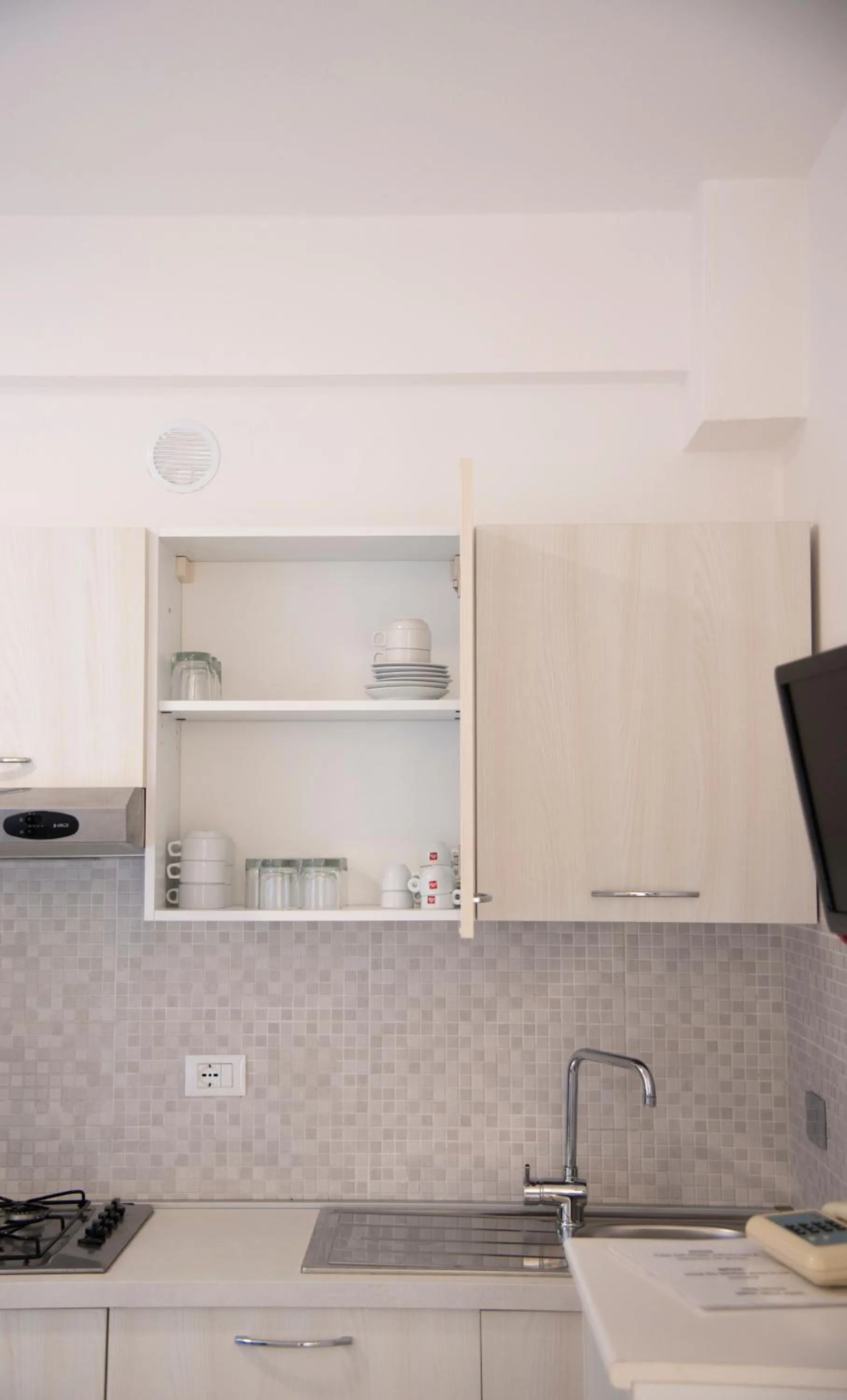 Kitchen or kitchenette in Residence Hotel Villa Mare