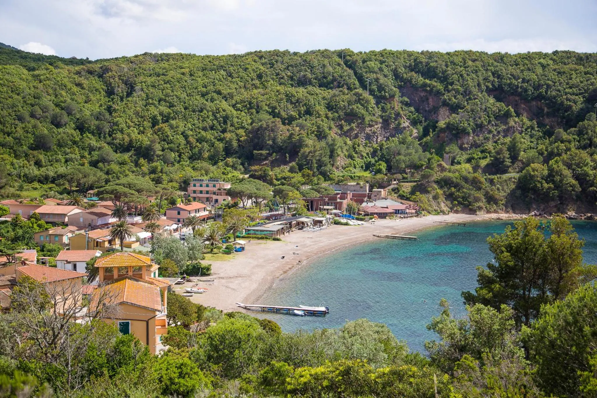 Natural landscape in Residence Hotel Villa Mare