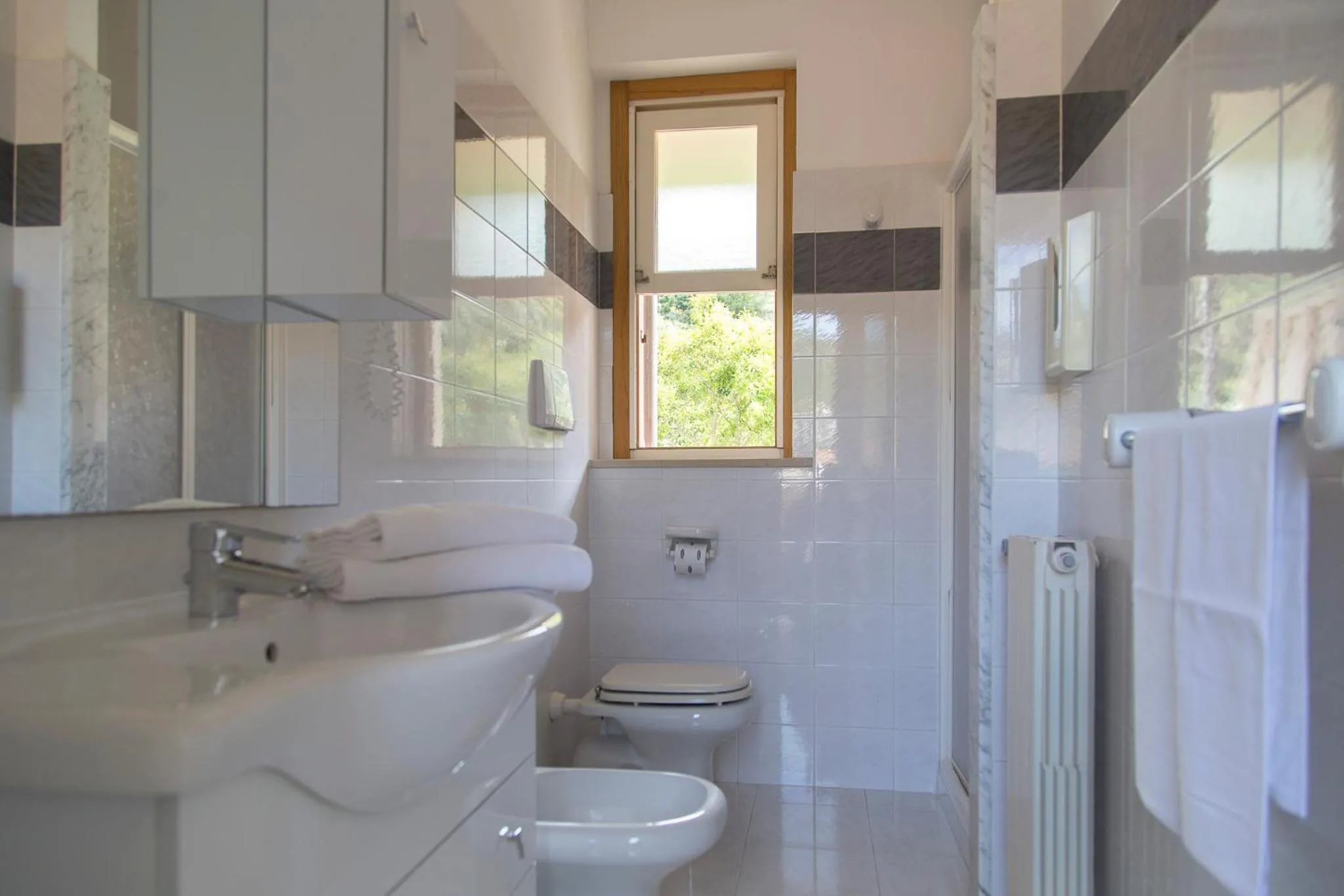 Toilet in Residence Hotel Villa Mare