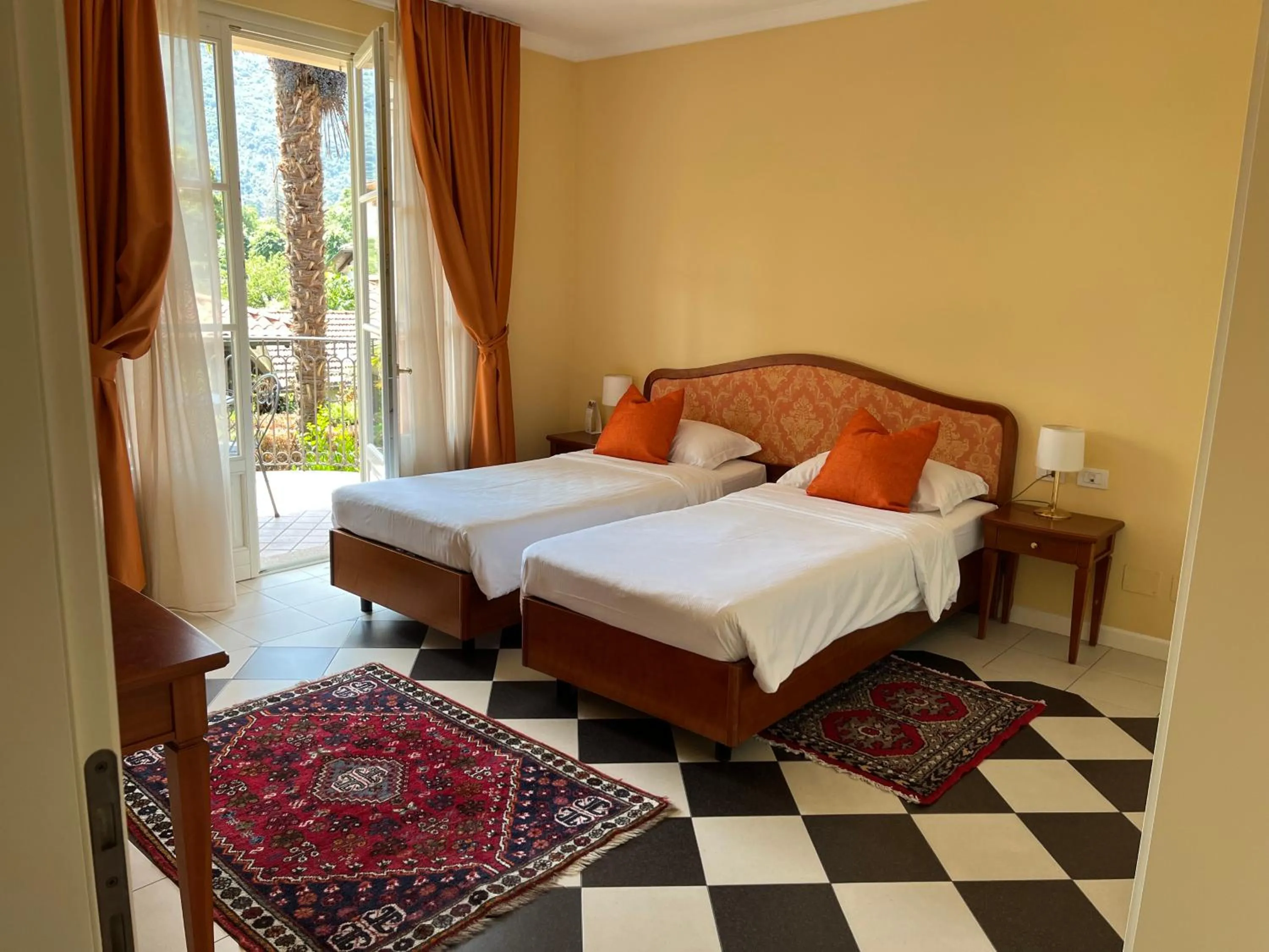 Bed in Hotel Villa Delle Palme