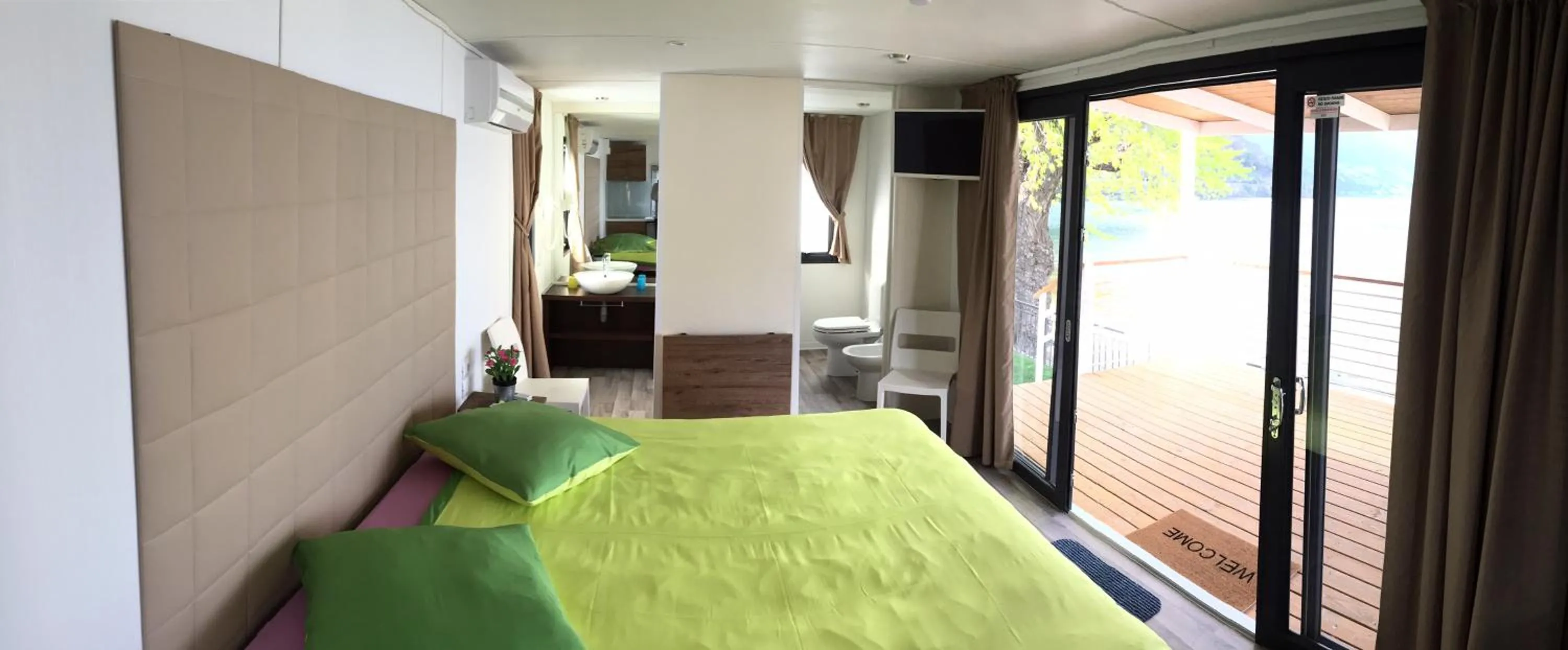Bed in Hotel Villa Delle Palme