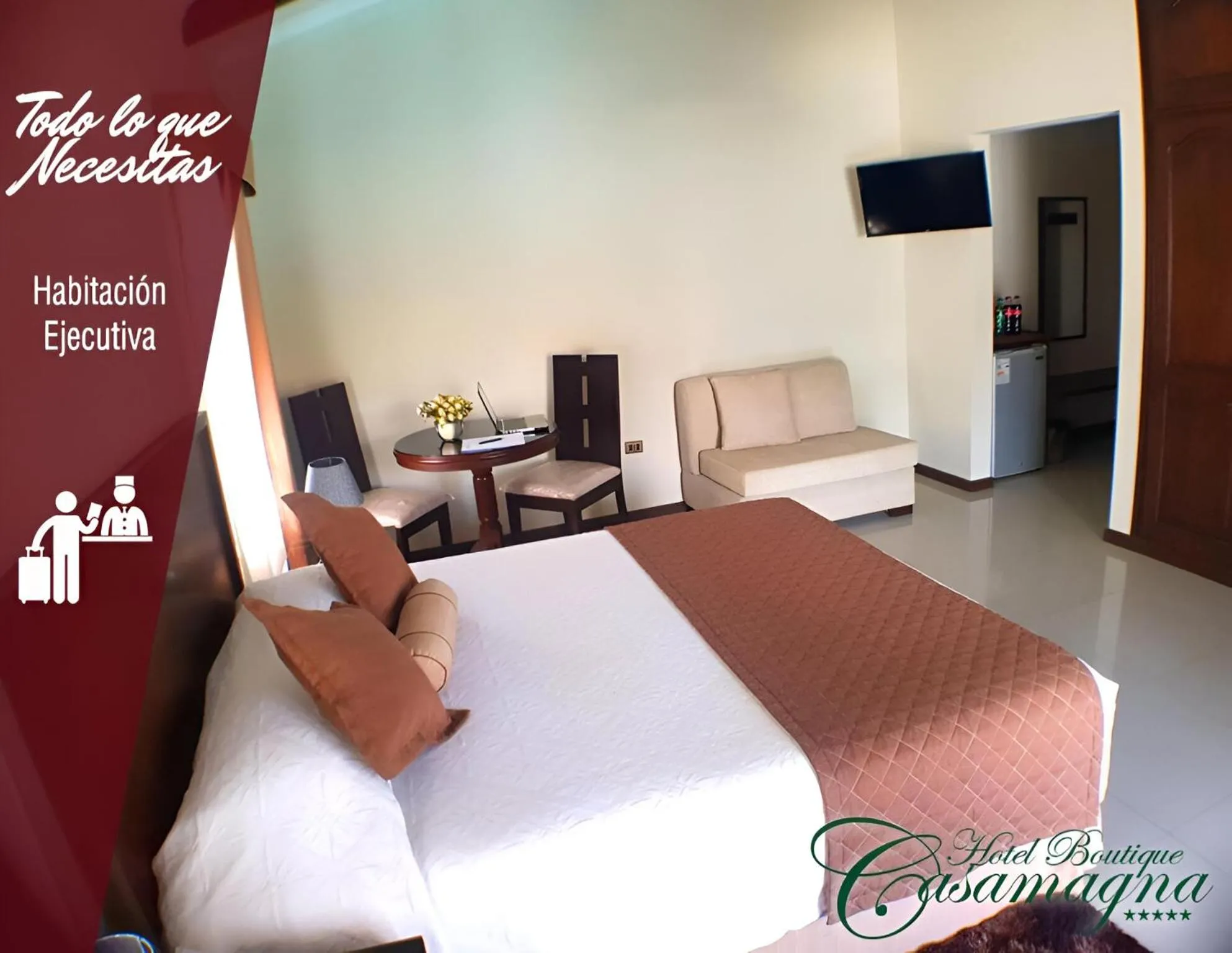 Bed in Hotel Boutique Casamagna