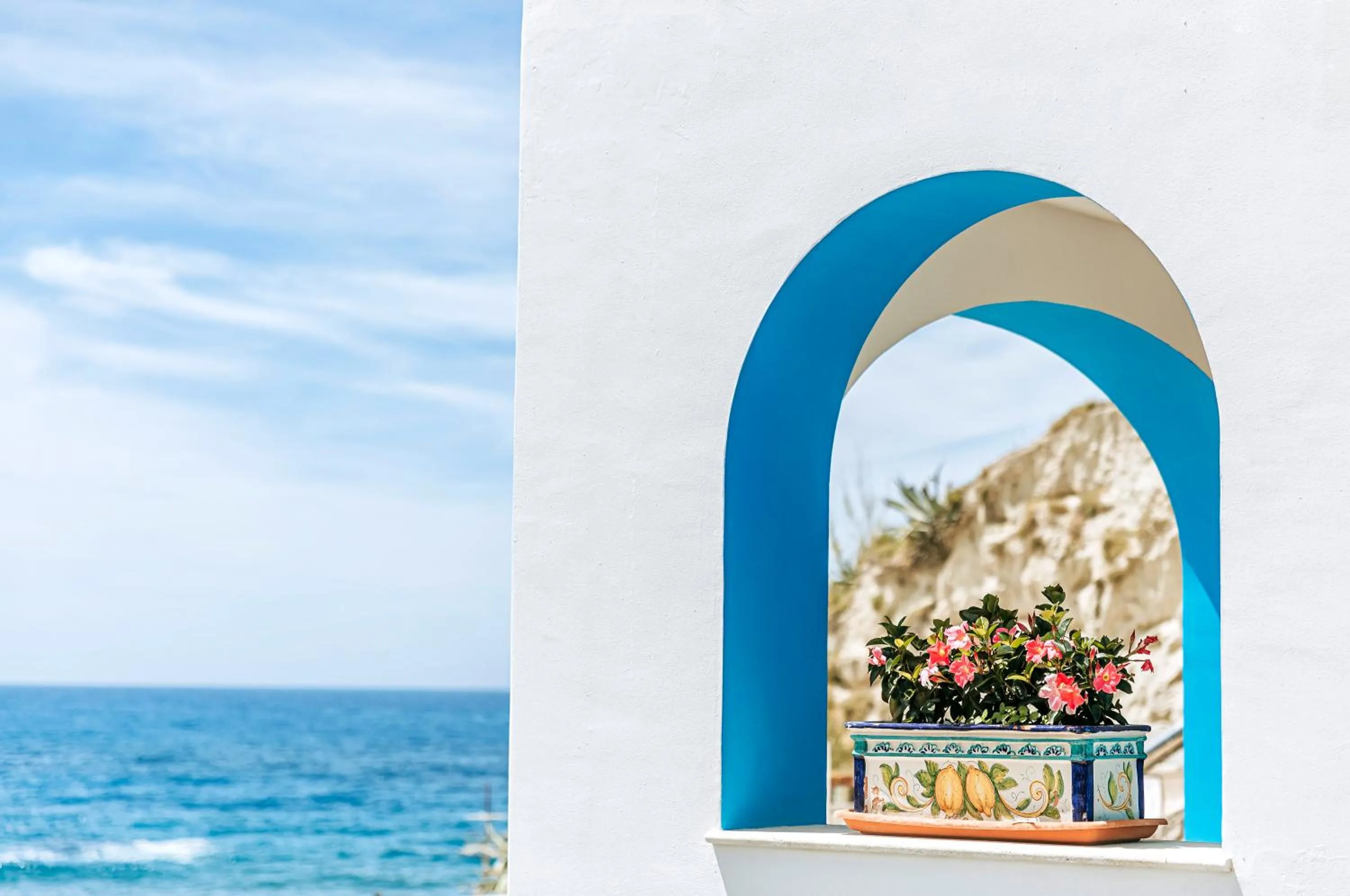 Sea view in Hotel Cava Dell'Isola