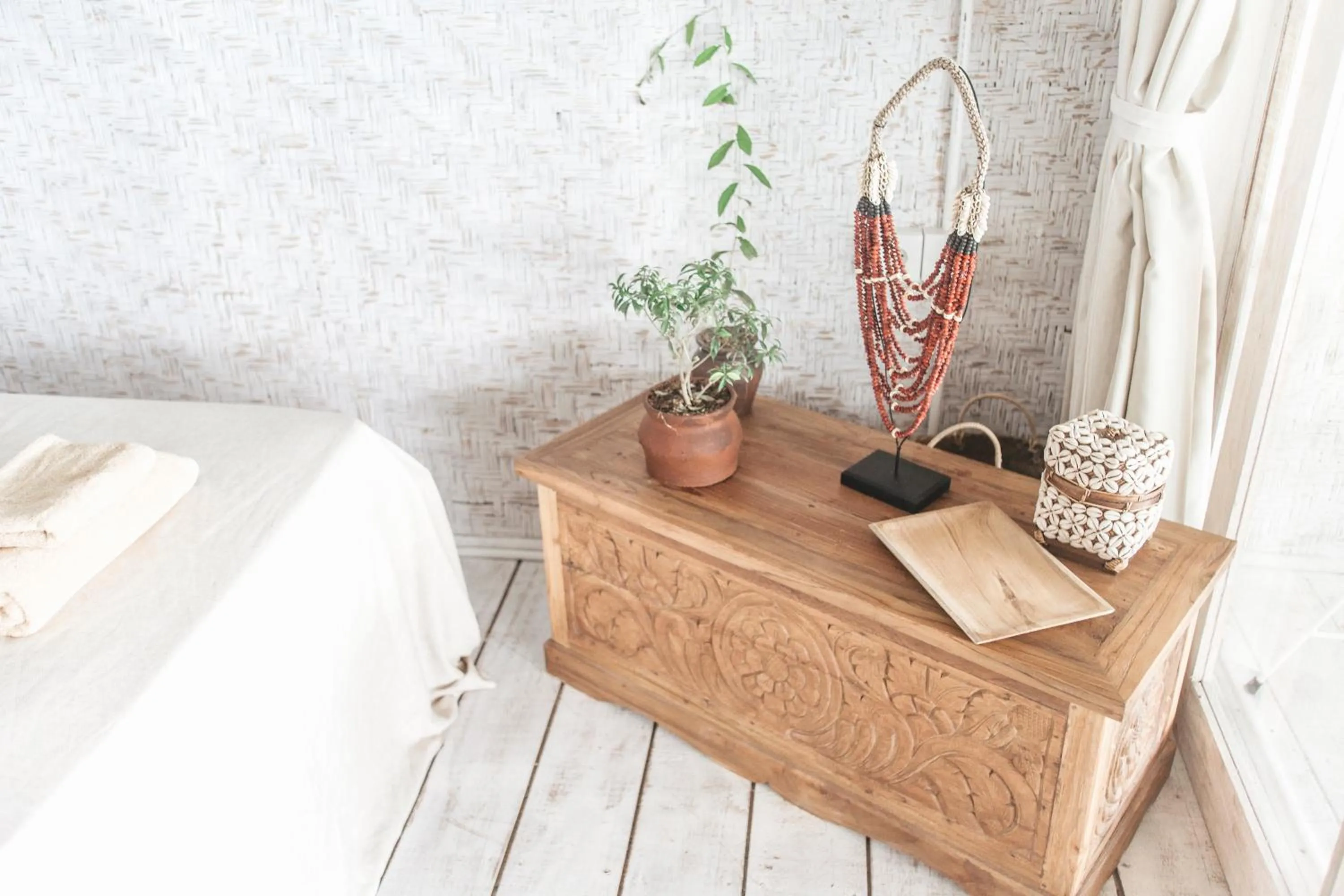 Decorative detail, Bed in Dreamsea Bali