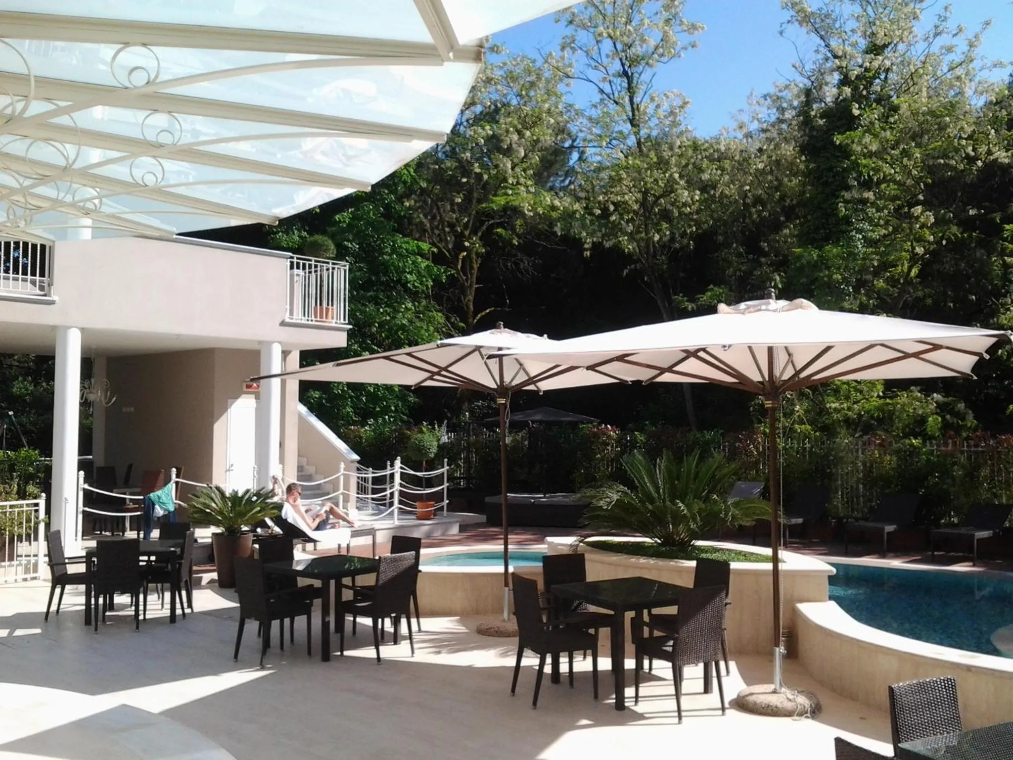 Patio in Hotel Stella Della Versilia