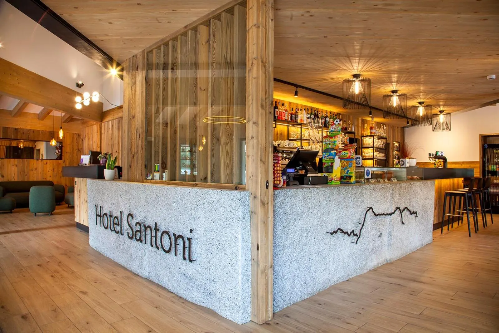 Property building in Hotel Santoni