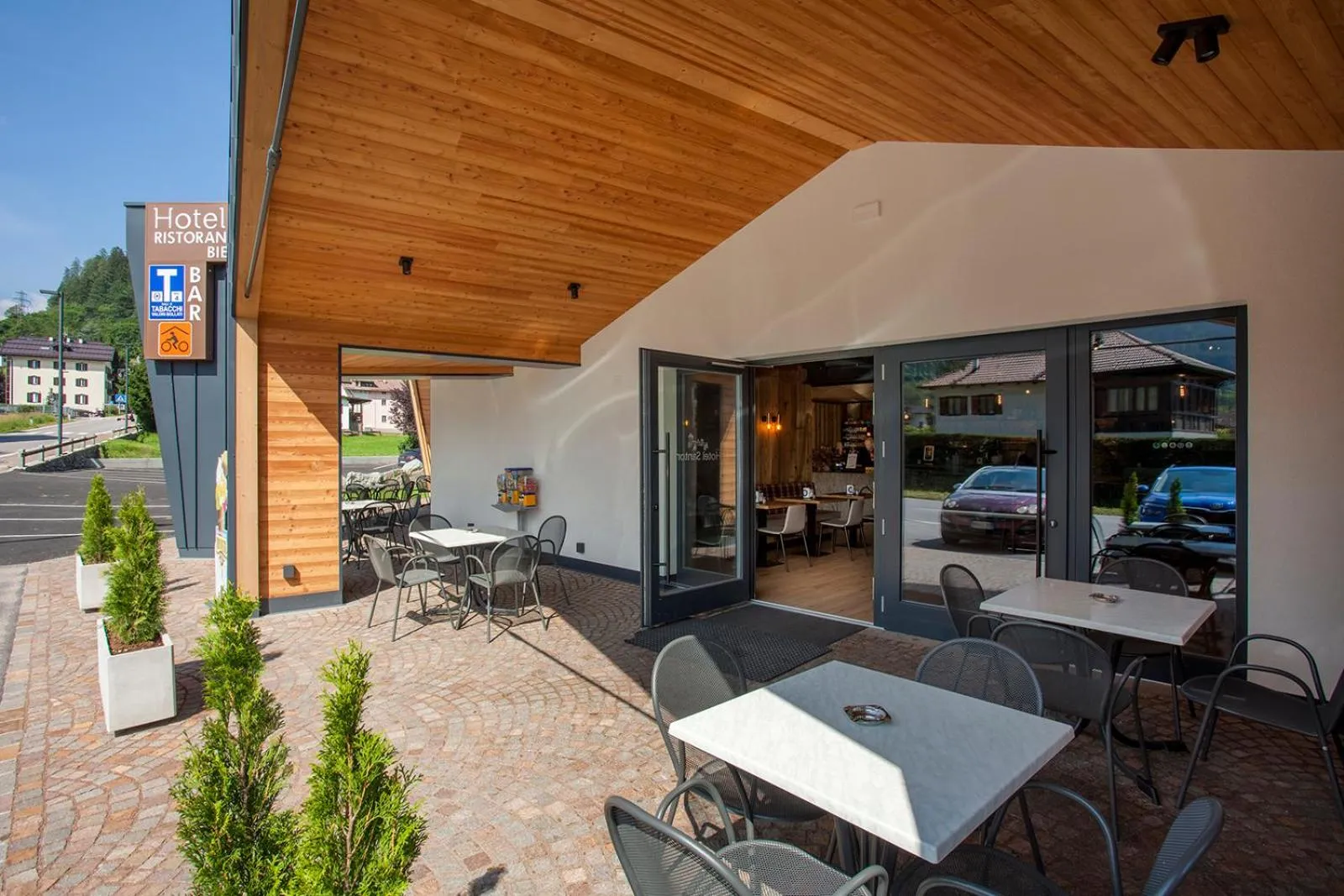 Property building in Hotel Santoni