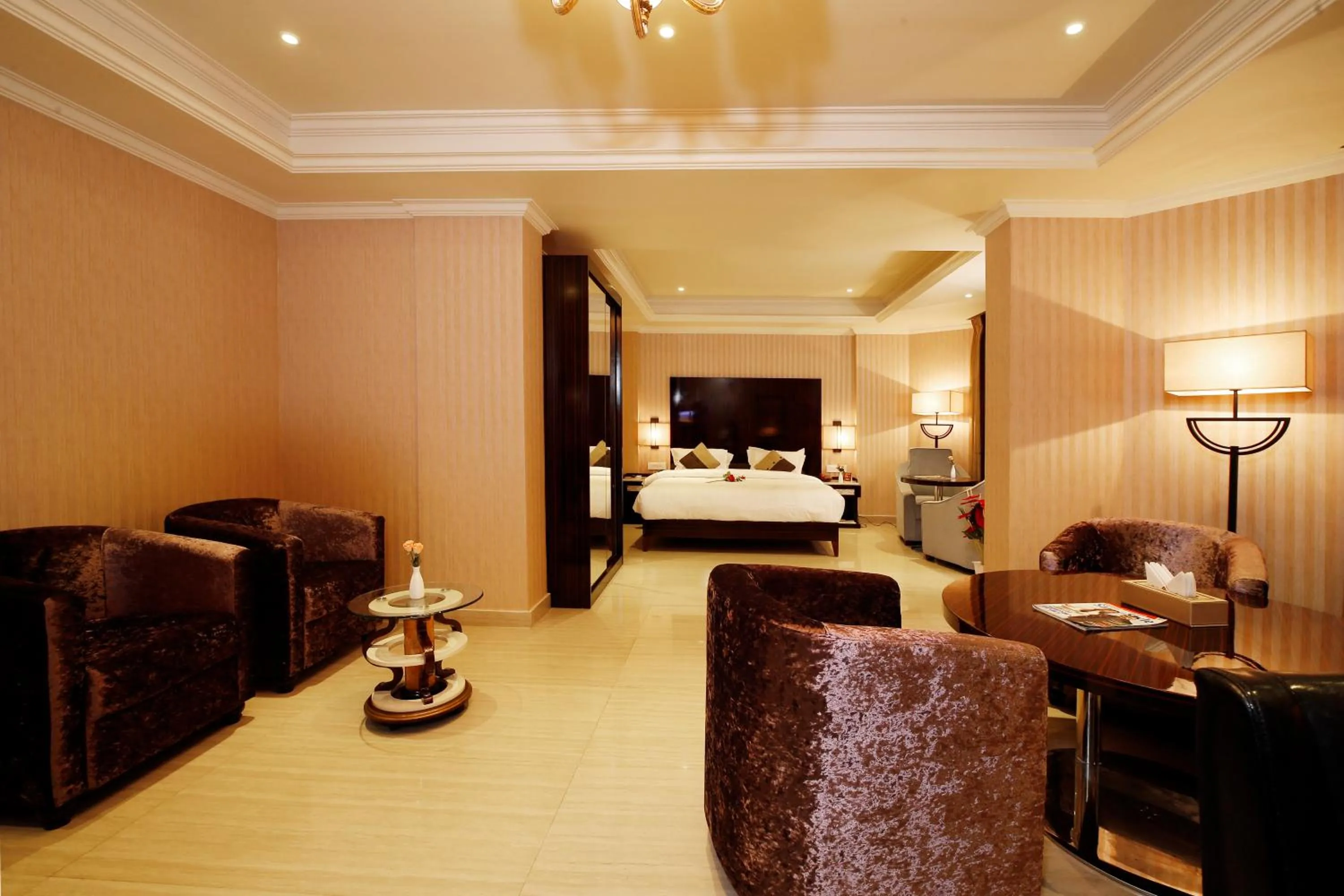 Living room, Bed in Hotel Park Residency