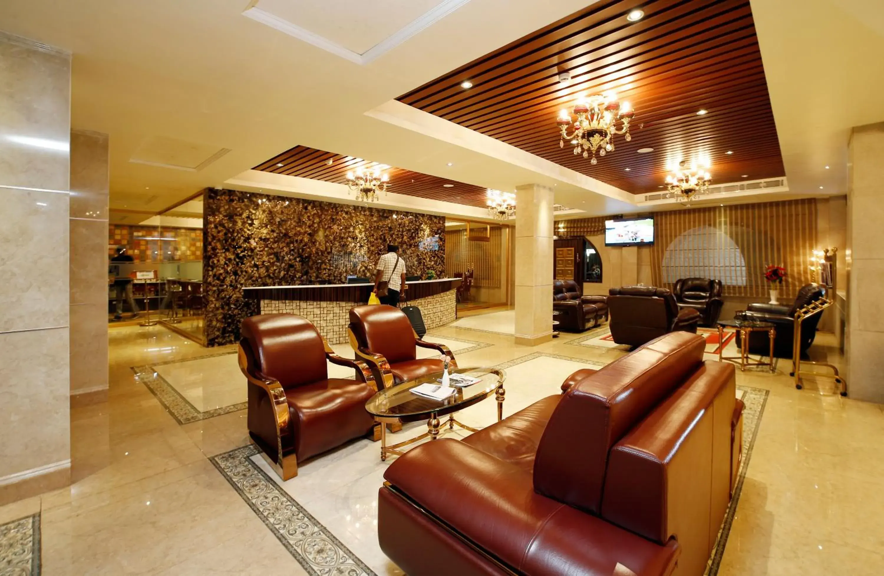 Lobby or reception in Hotel Park Residency Lobby or reception in Hotel Park Residency