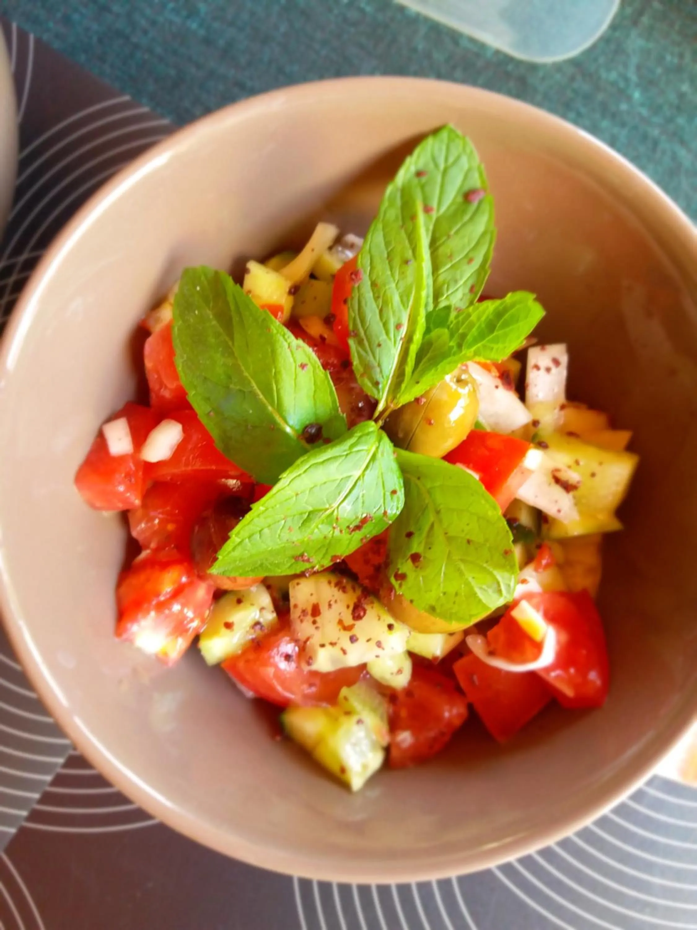 Food close-up in Kilim Hotel