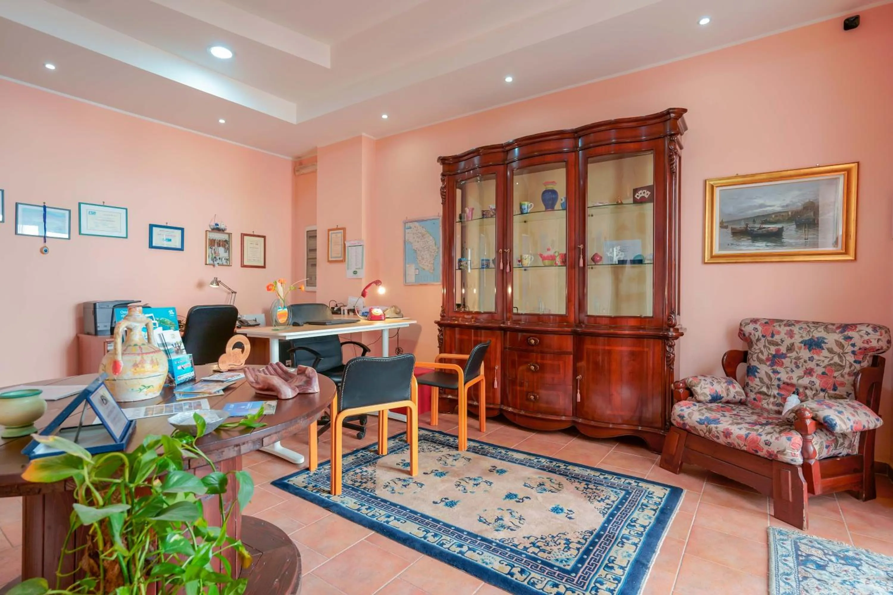 Living room in Antico Frantoio Cairoli B&B Exclusive Room