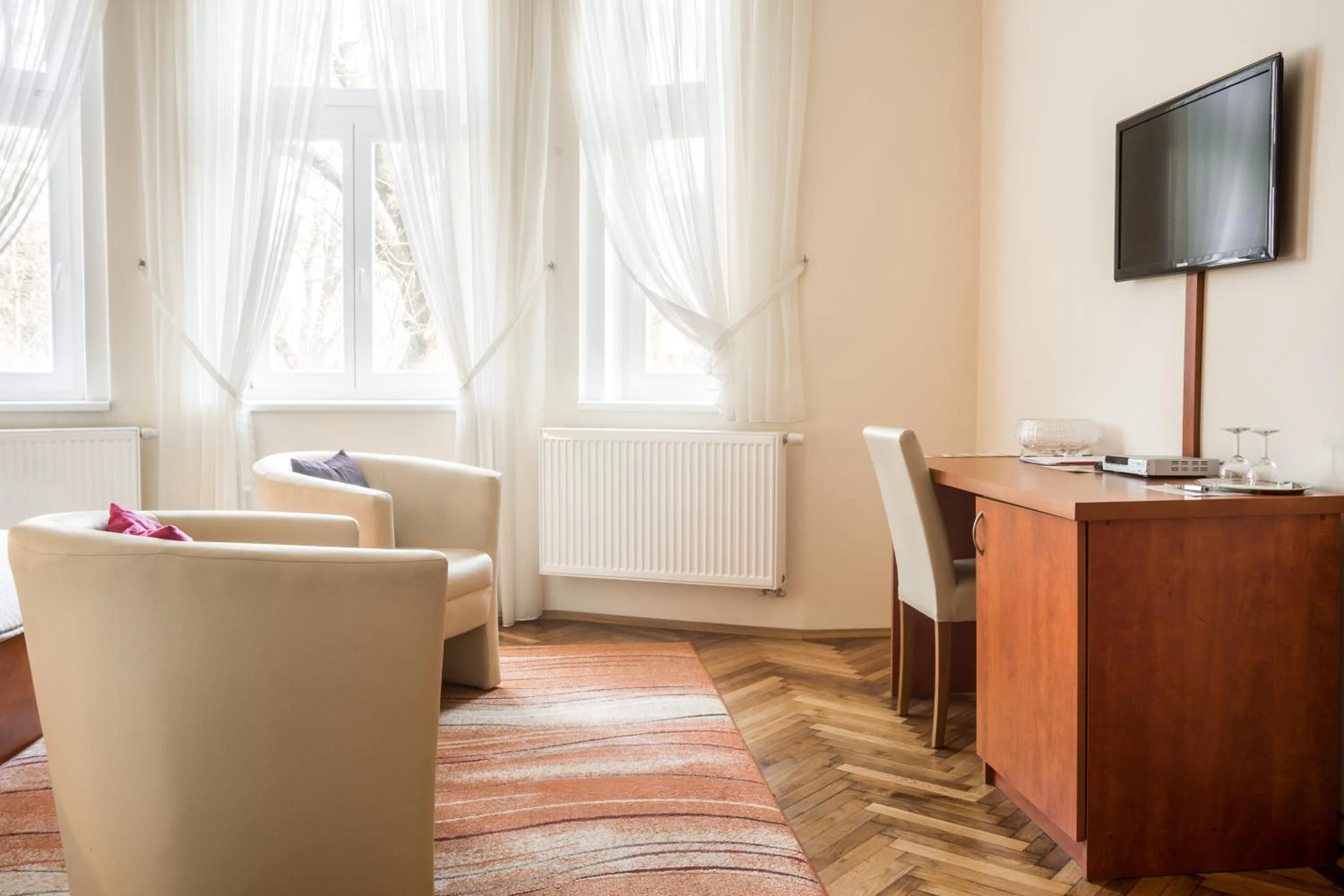 Seating area in Villa A. Malka