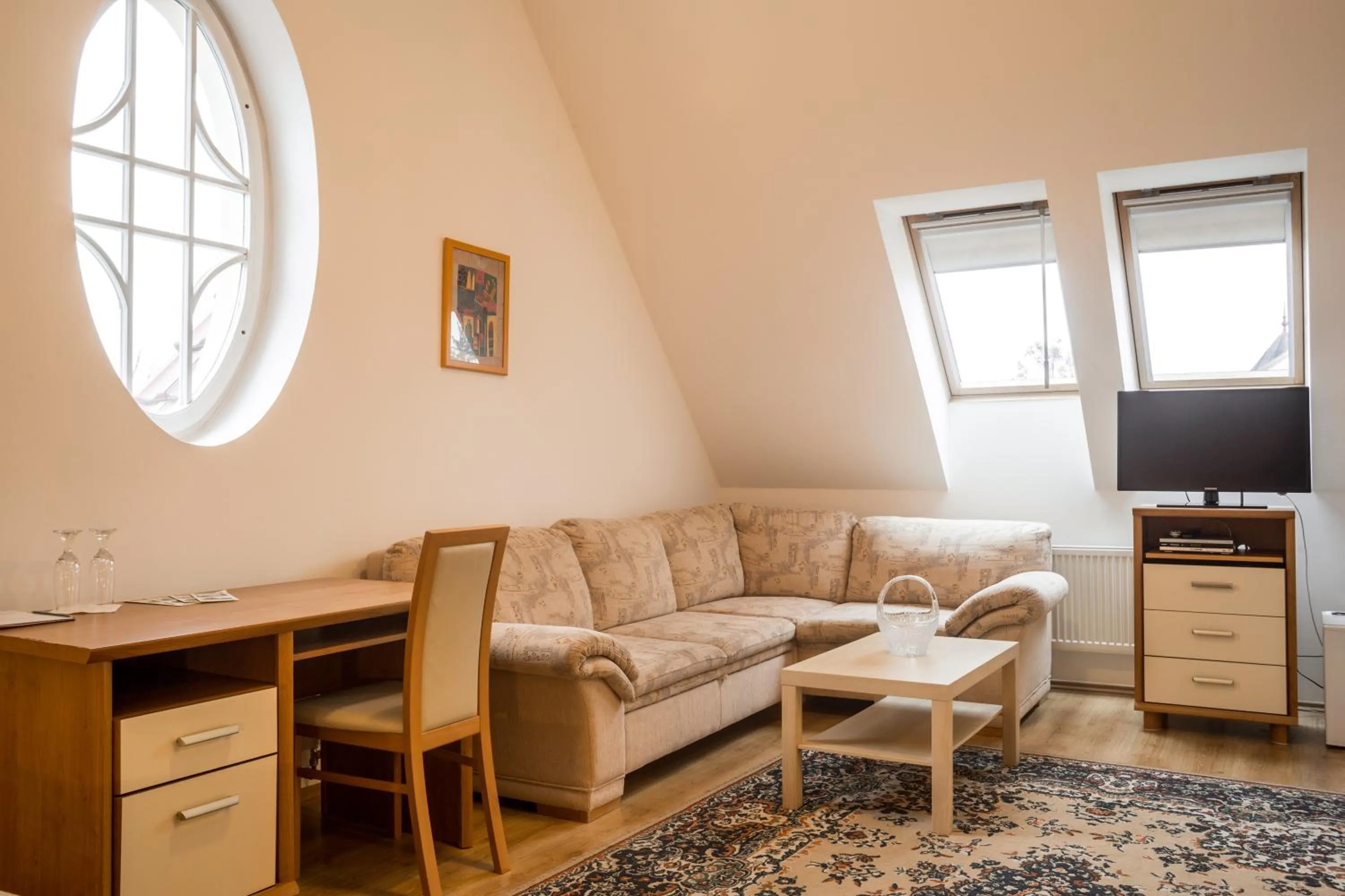 Seating area in Villa A. Malka