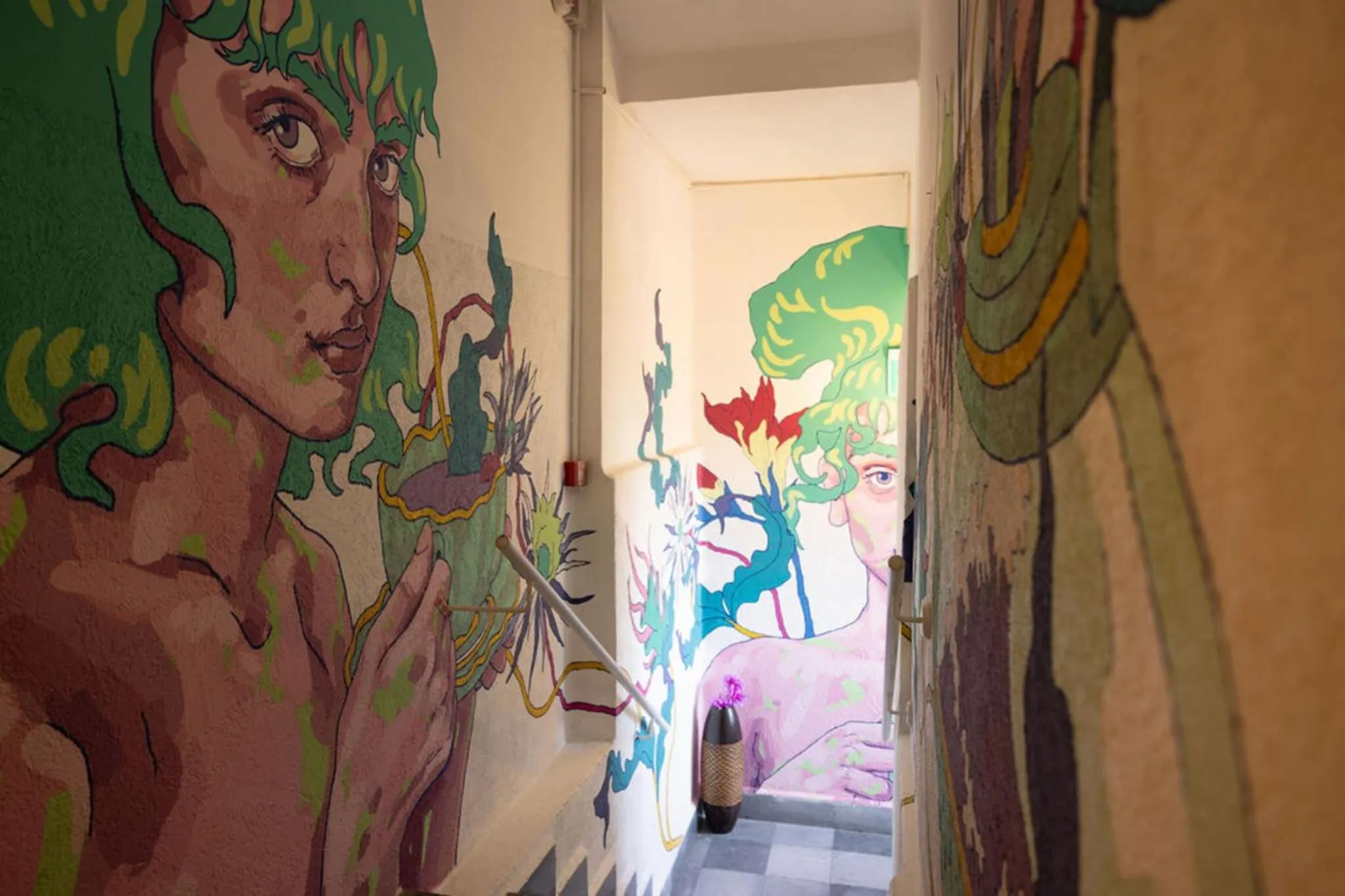 Decorative detail in Hotel Loui Talpiot