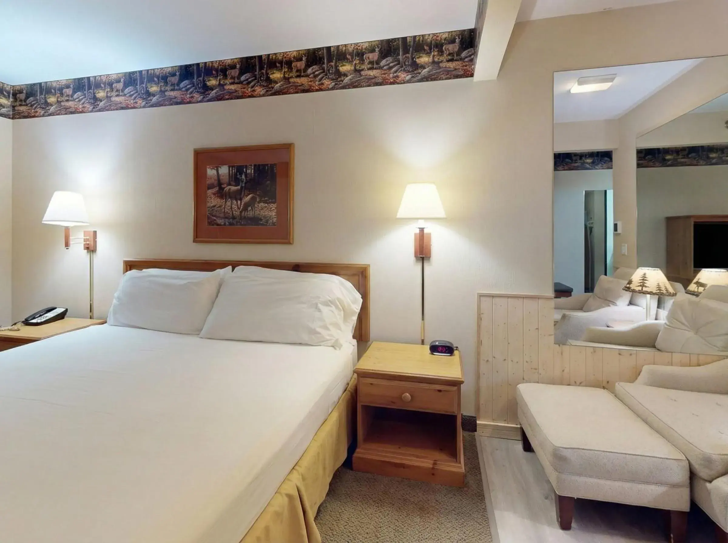 Bed in Pellston Lodge Bed in Pellston Lodge