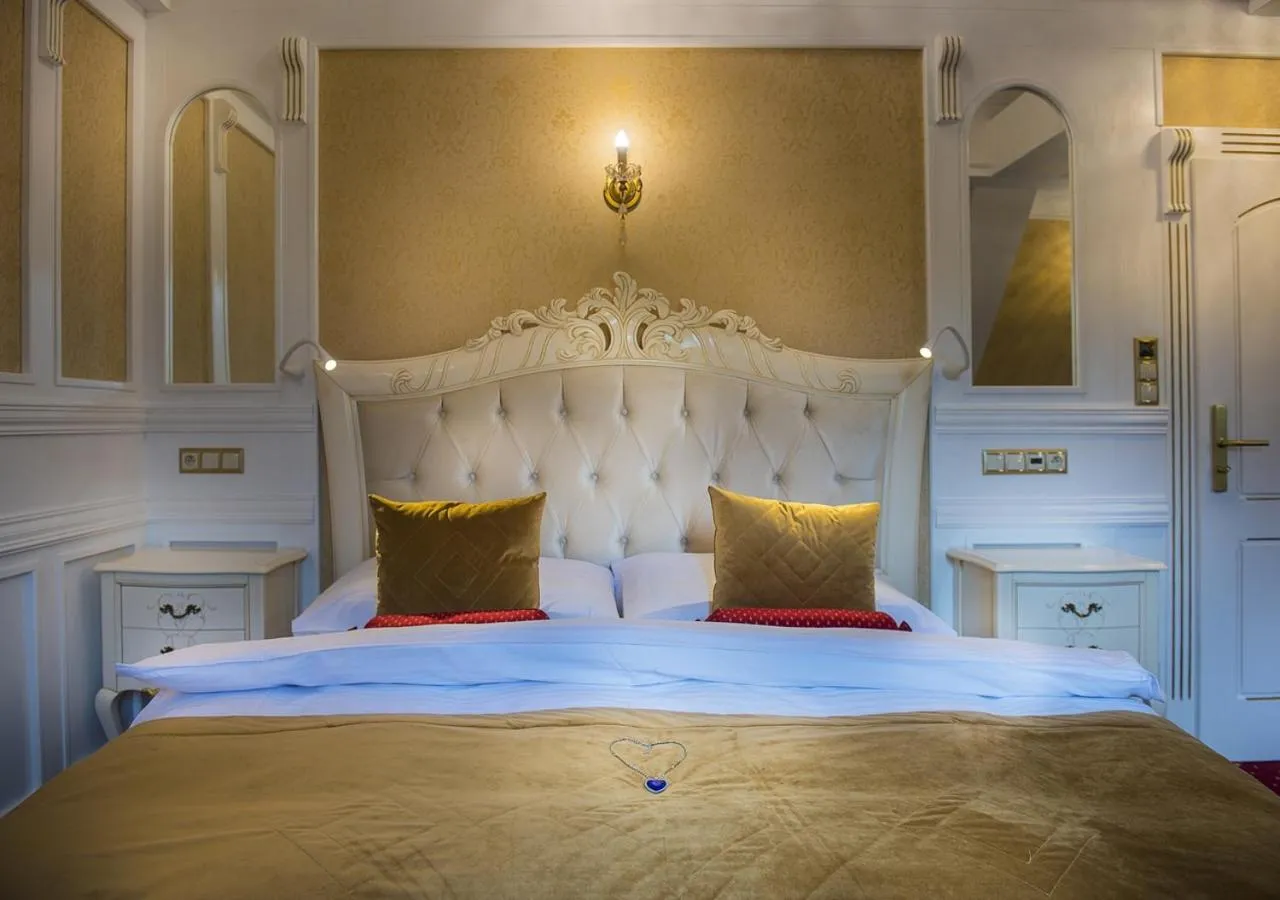 Decorative detail, Bed in Grand Hotel**** Bachledka Strachan