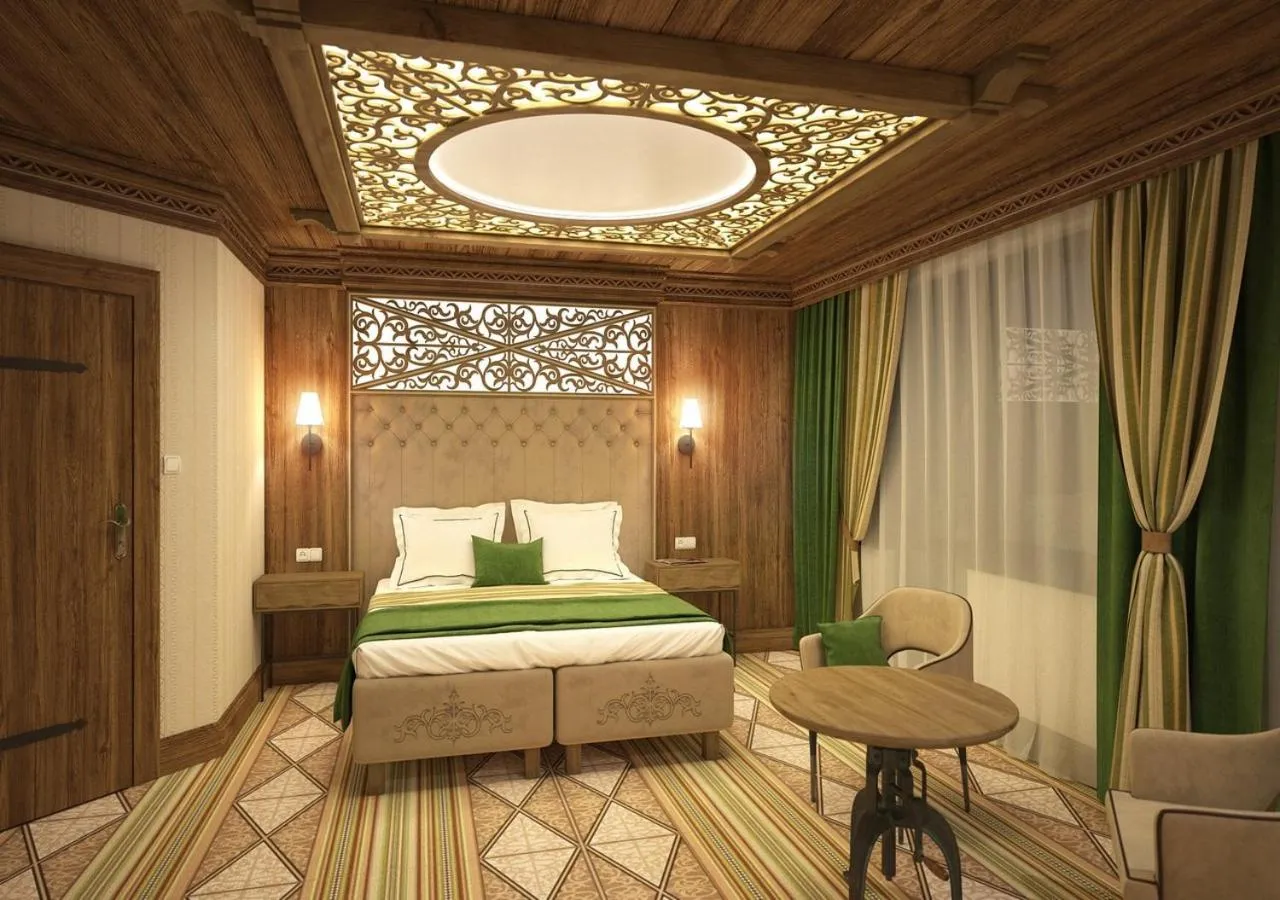 Decorative detail, Bed in Grand Hotel**** Bachledka Strachan