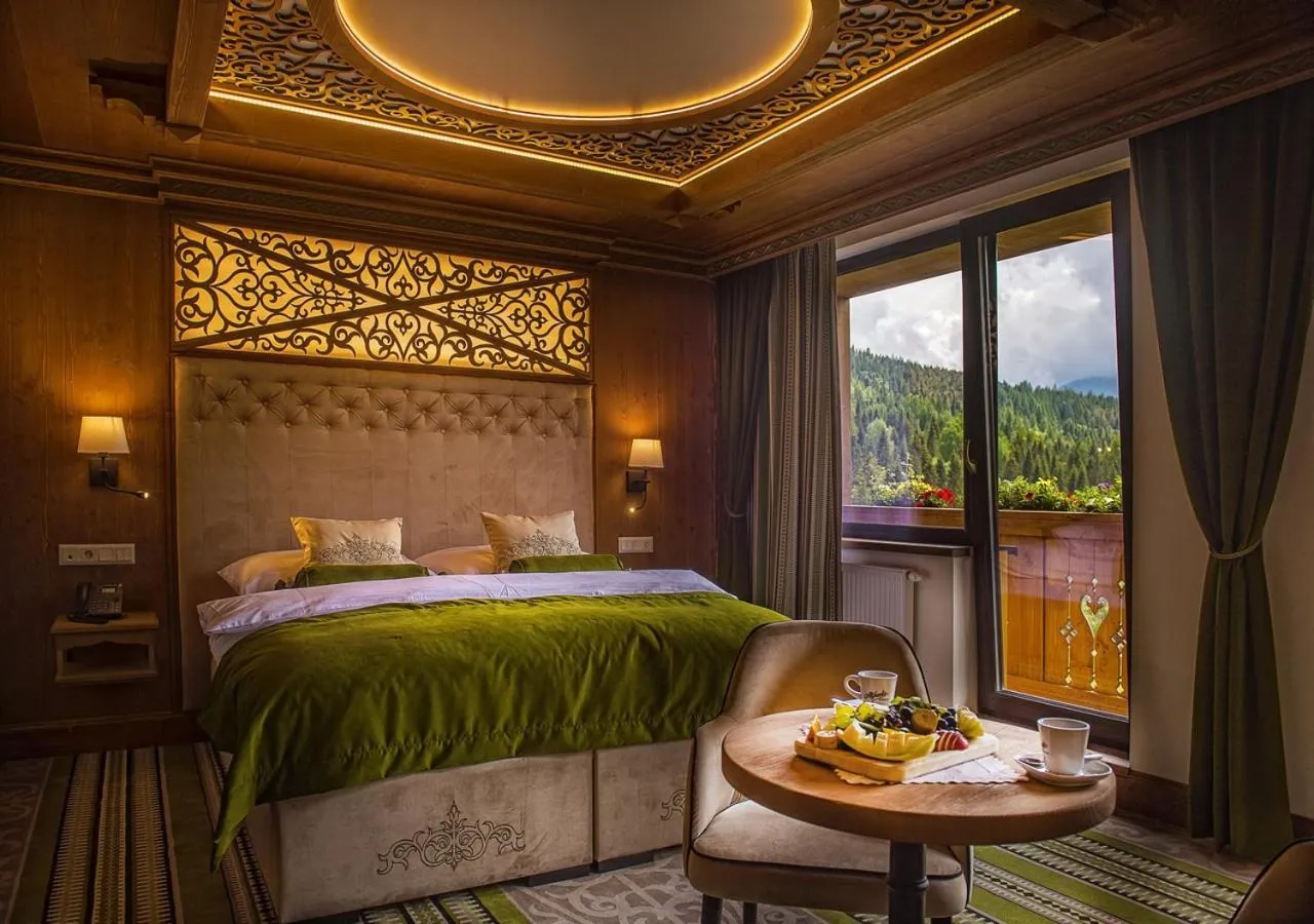 Decorative detail, Bed in Grand Hotel**** Bachledka Strachan