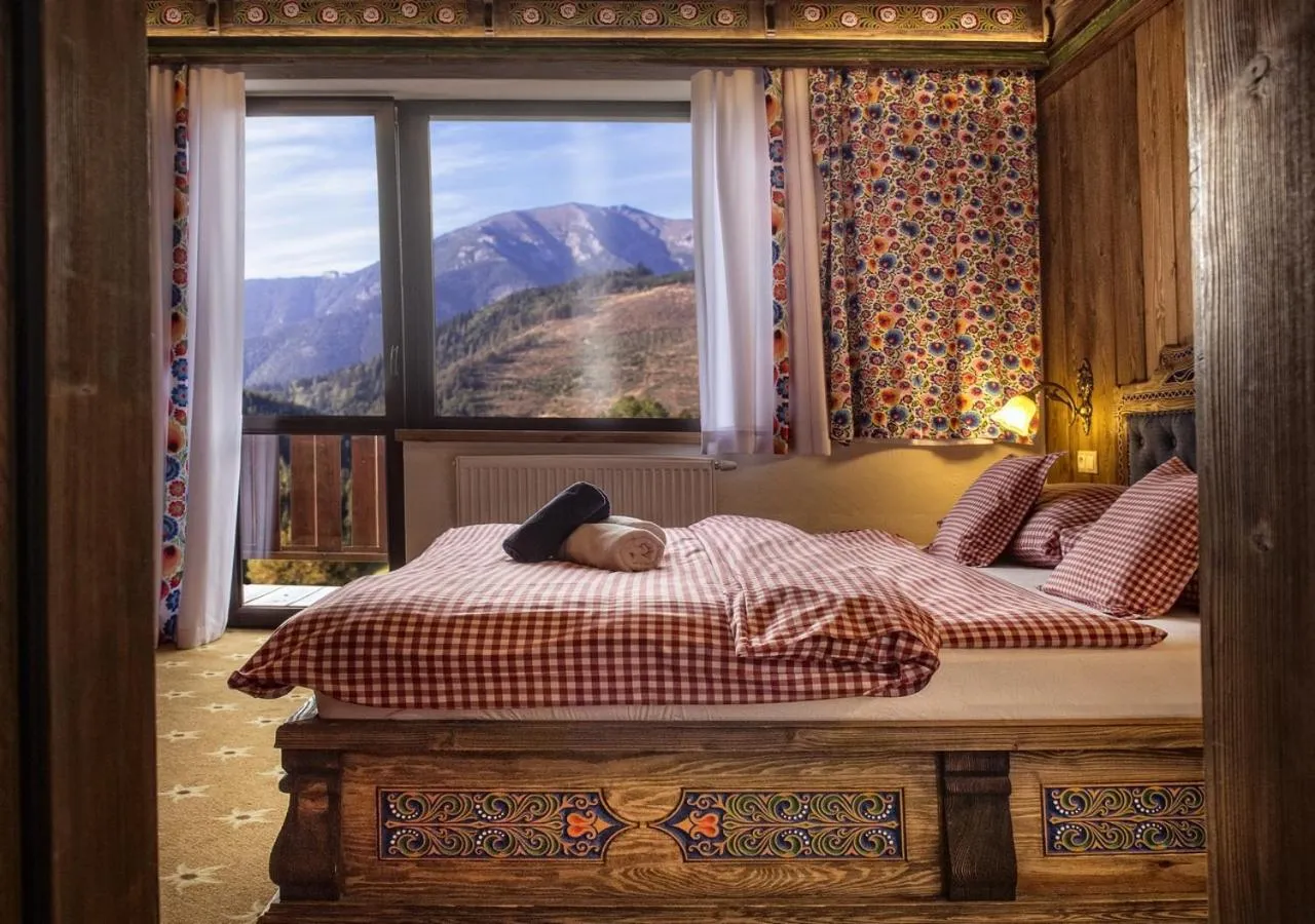 Decorative detail, Bed in Grand Hotel**** Bachledka Strachan