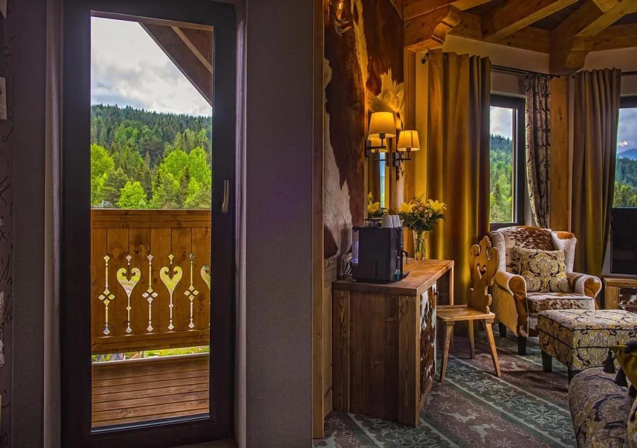 Balcony/Terrace in Grand Hotel**** Bachledka Strachan