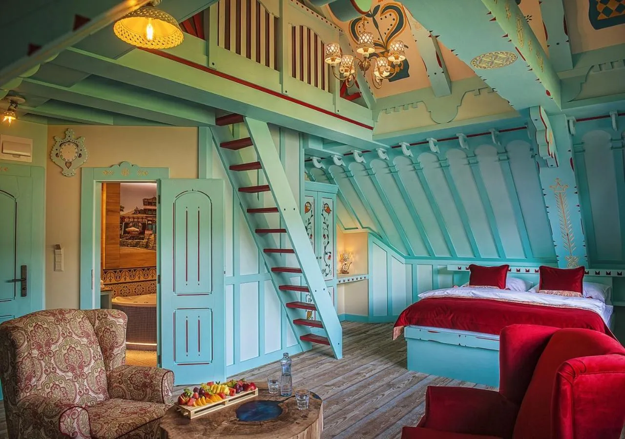 Decorative detail, Bed in Grand Hotel**** Bachledka Strachan