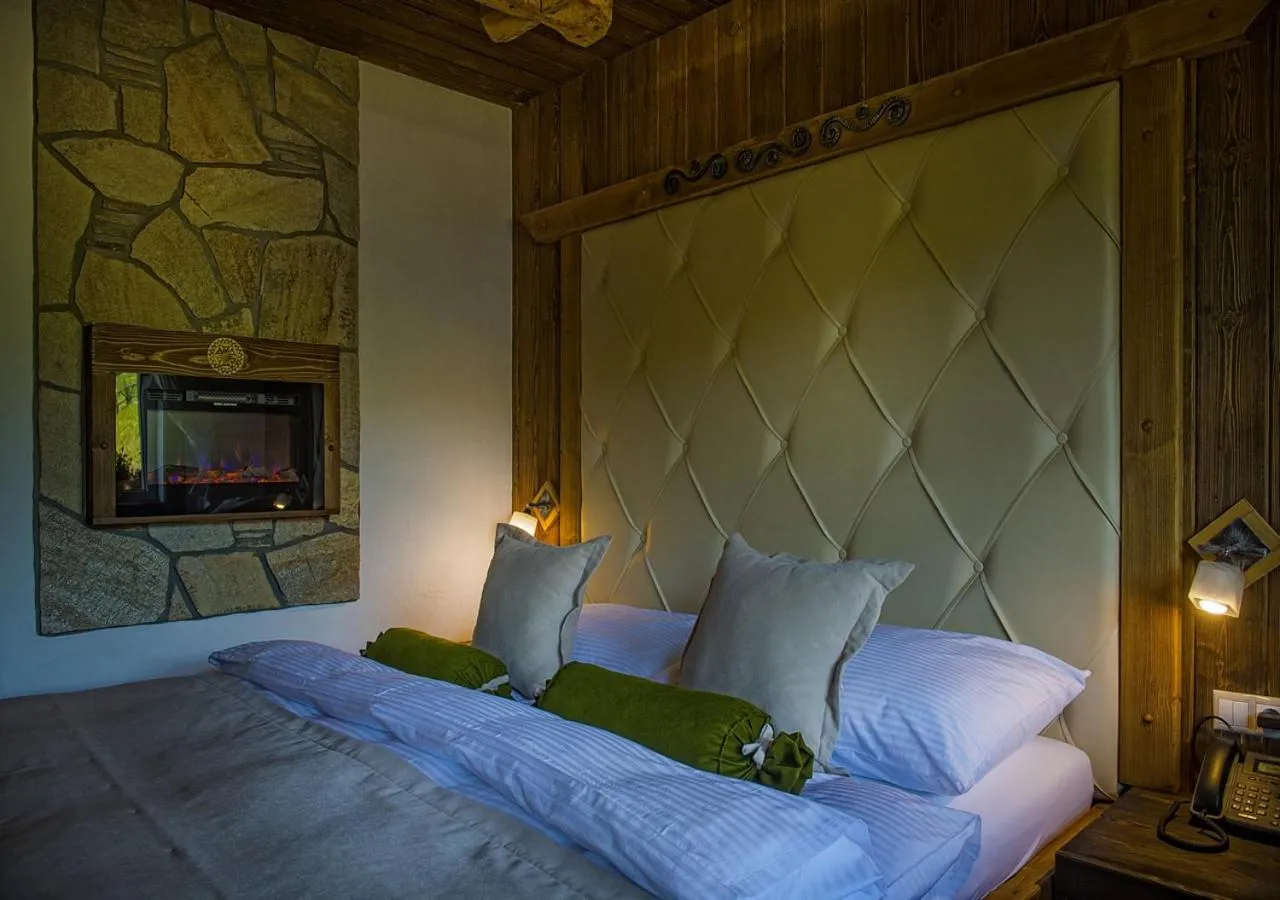 Balcony/Terrace, Bed in Grand Hotel**** Bachledka Strachan