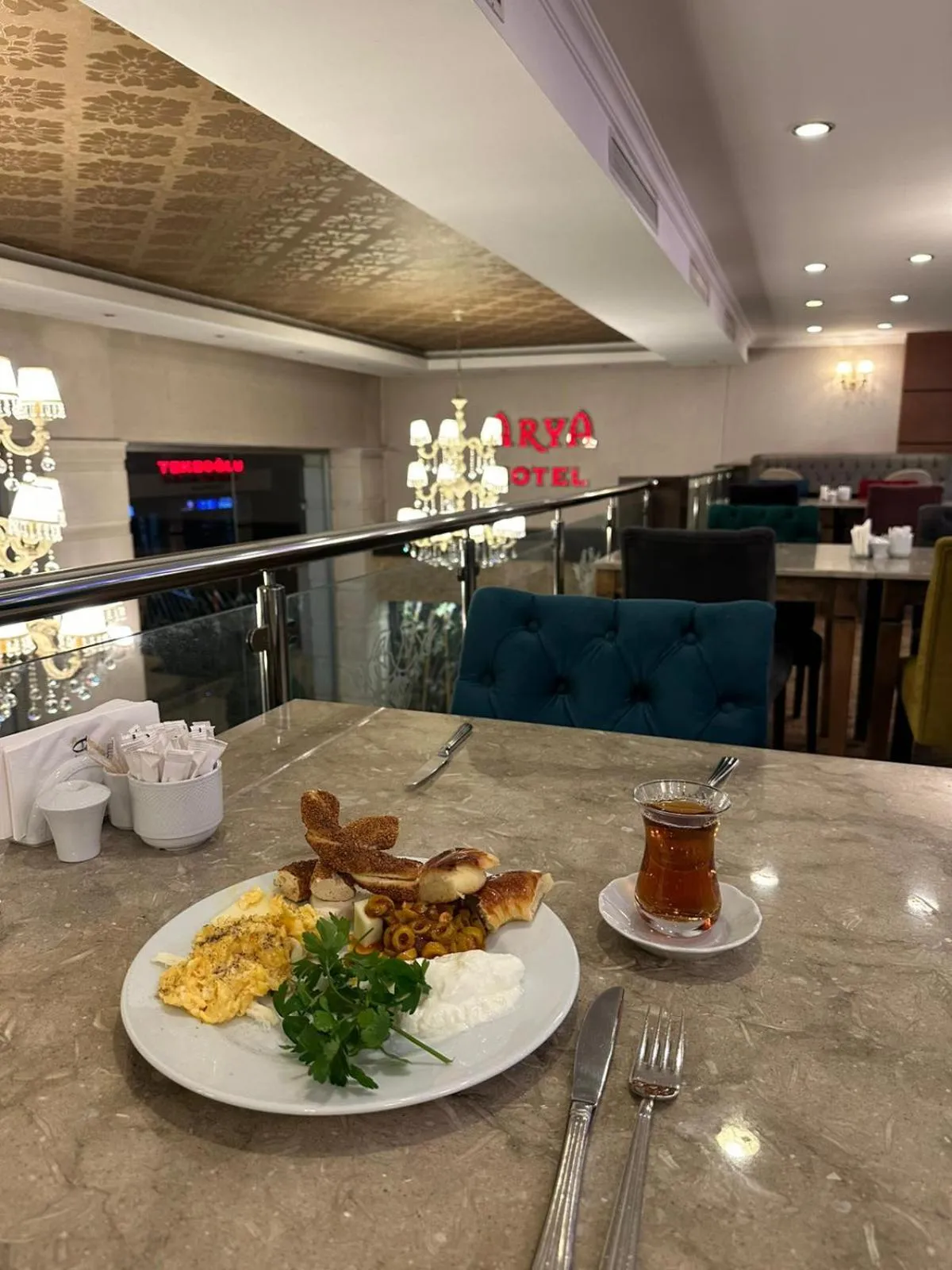 Breakfast in Arya Hotel Sakarya