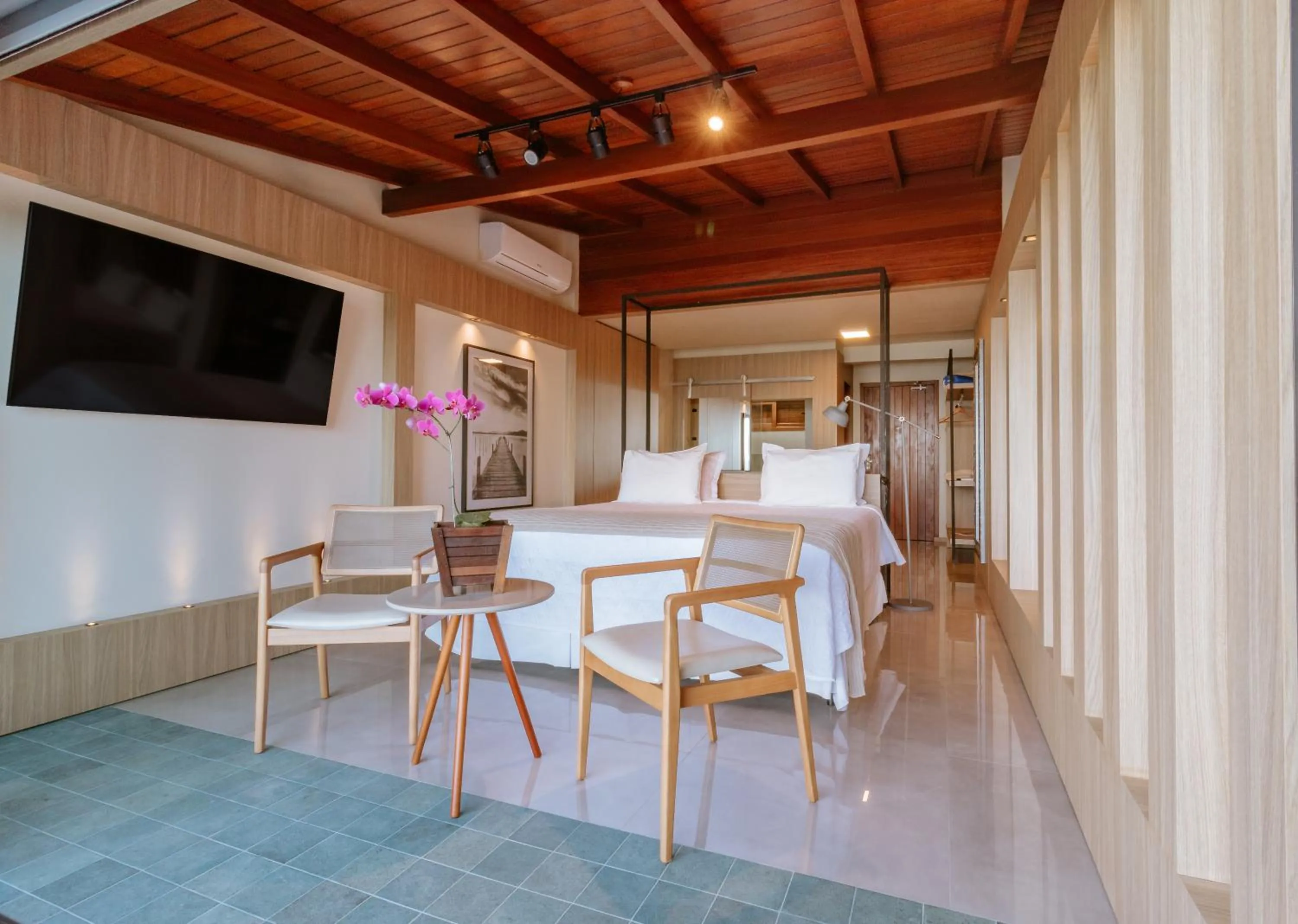 Bedroom, Bed in Pousada Rêmora