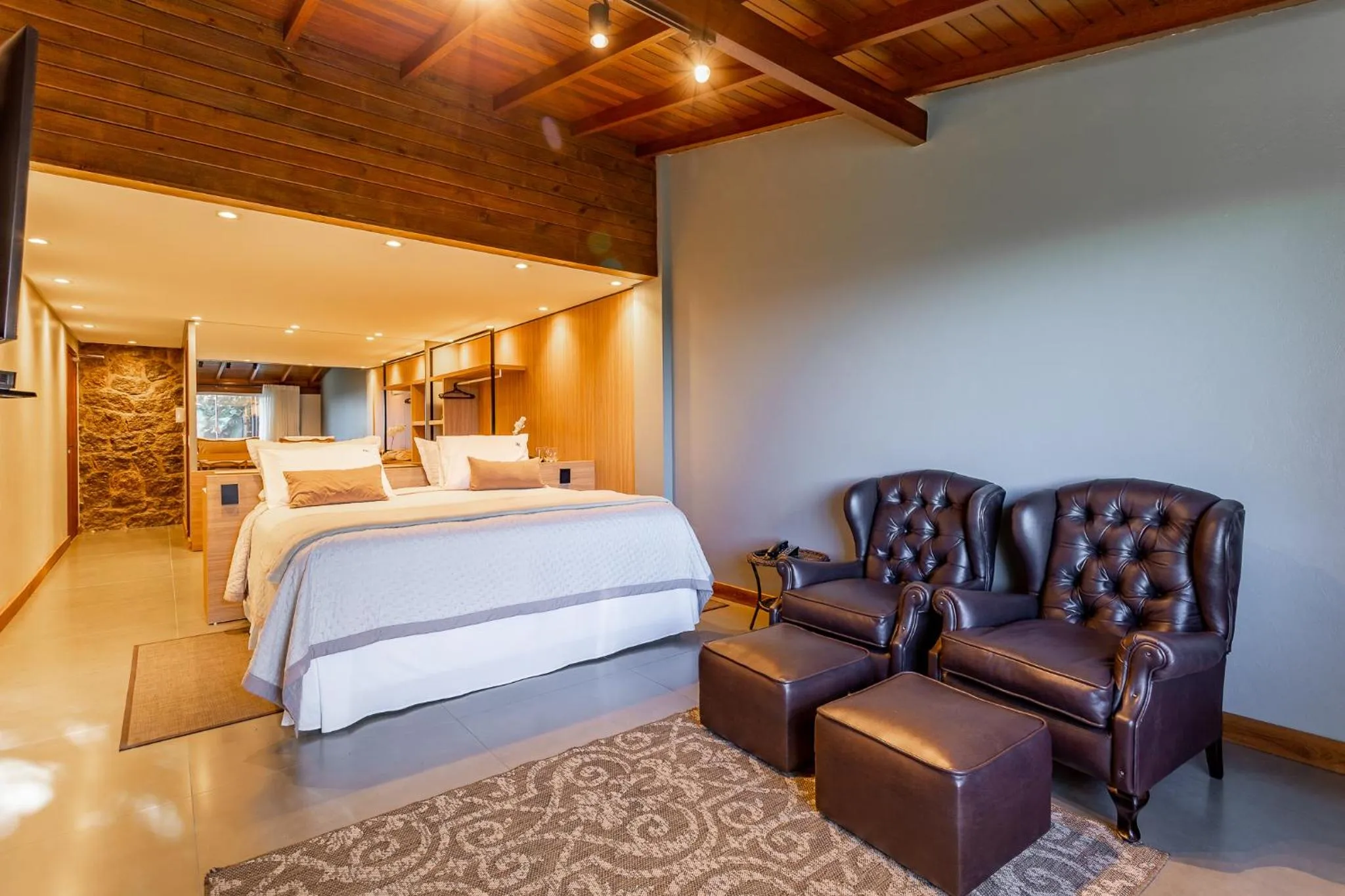 Bedroom, Bed in Pousada Rêmora