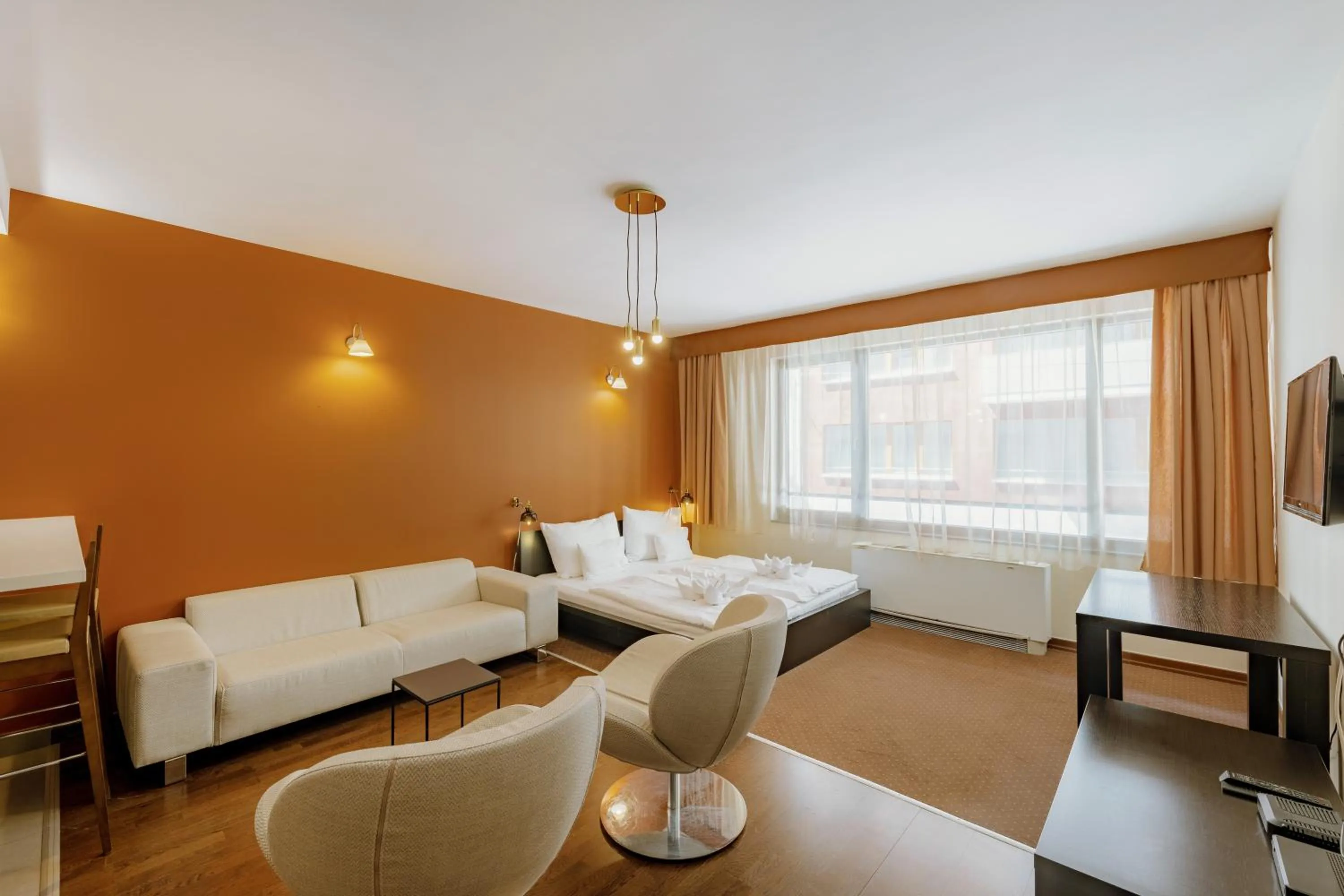 Communal lounge/ TV room, Bed in Bliss Residence & Spa