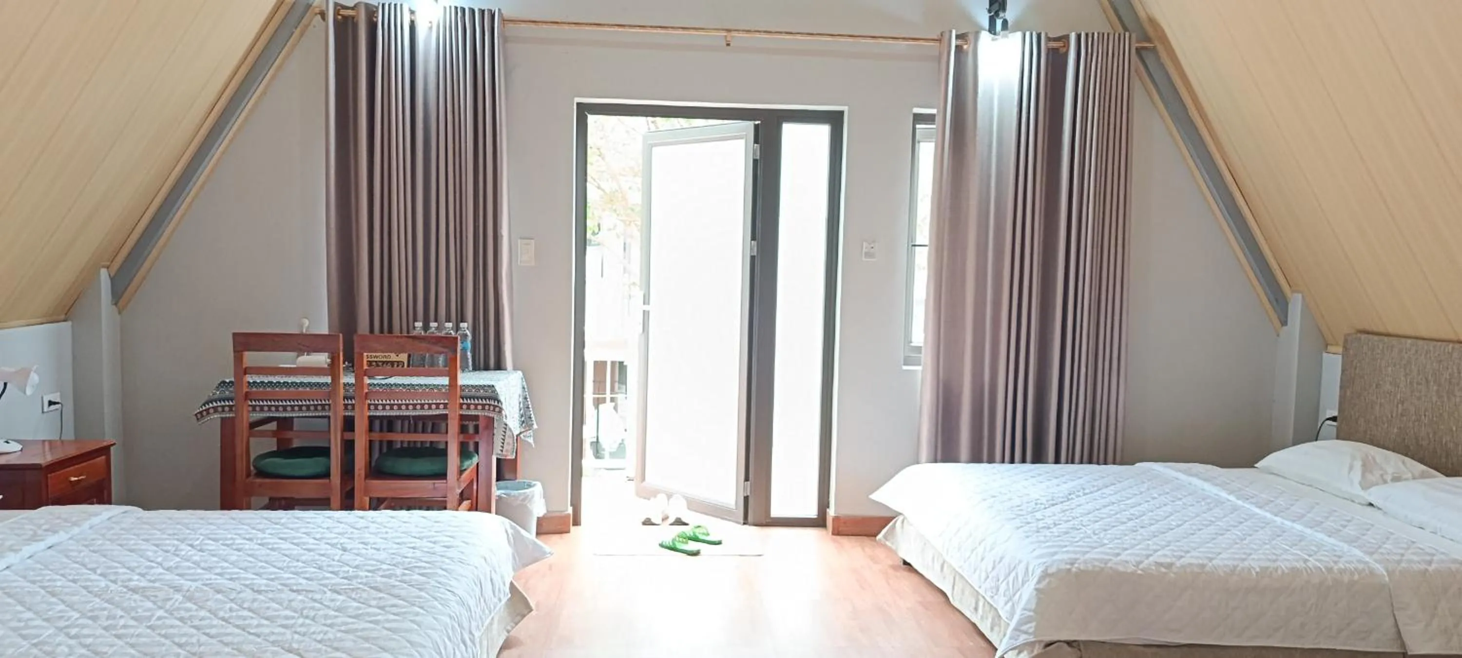 Bed in Carambola Bungalow