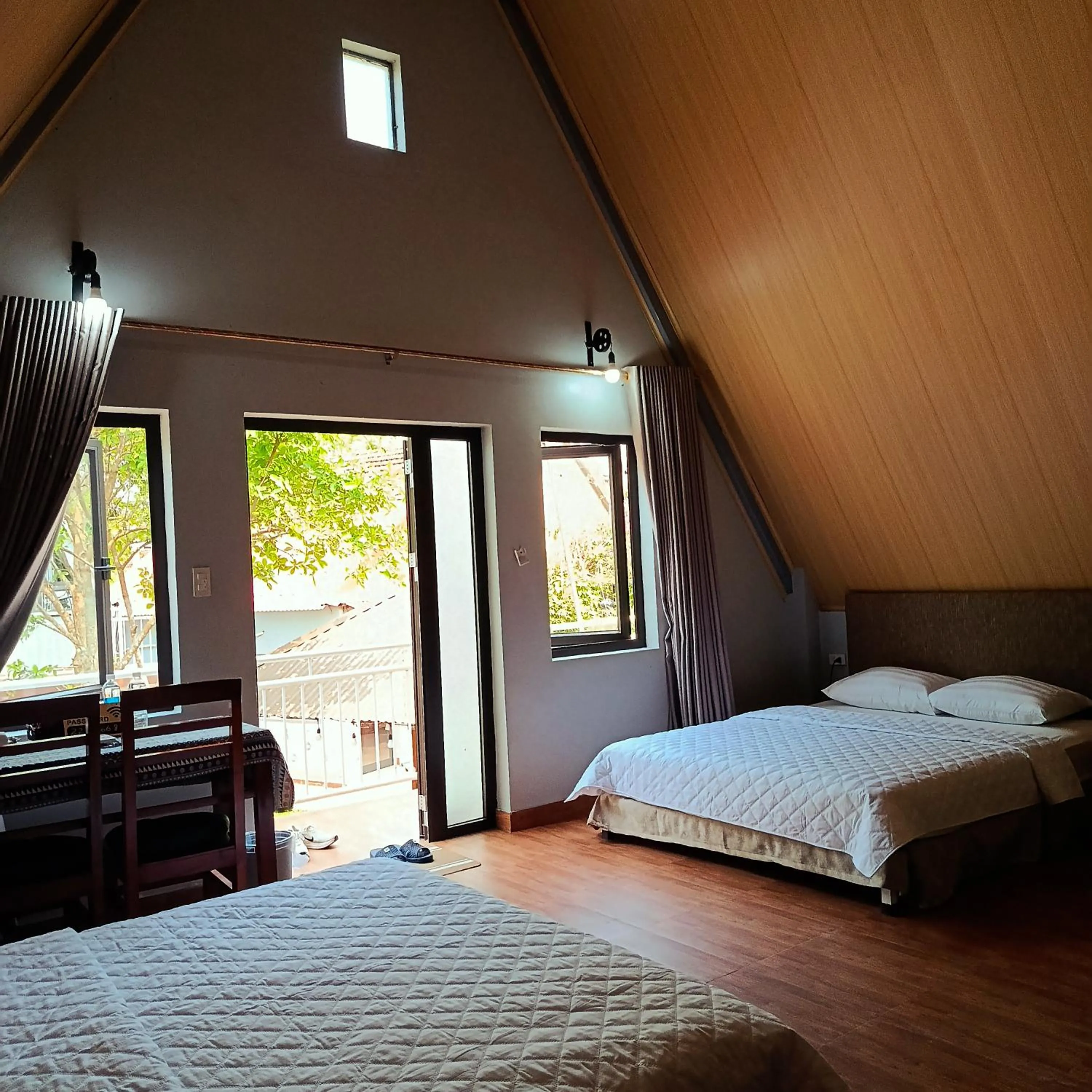 Bed in Carambola Bungalow