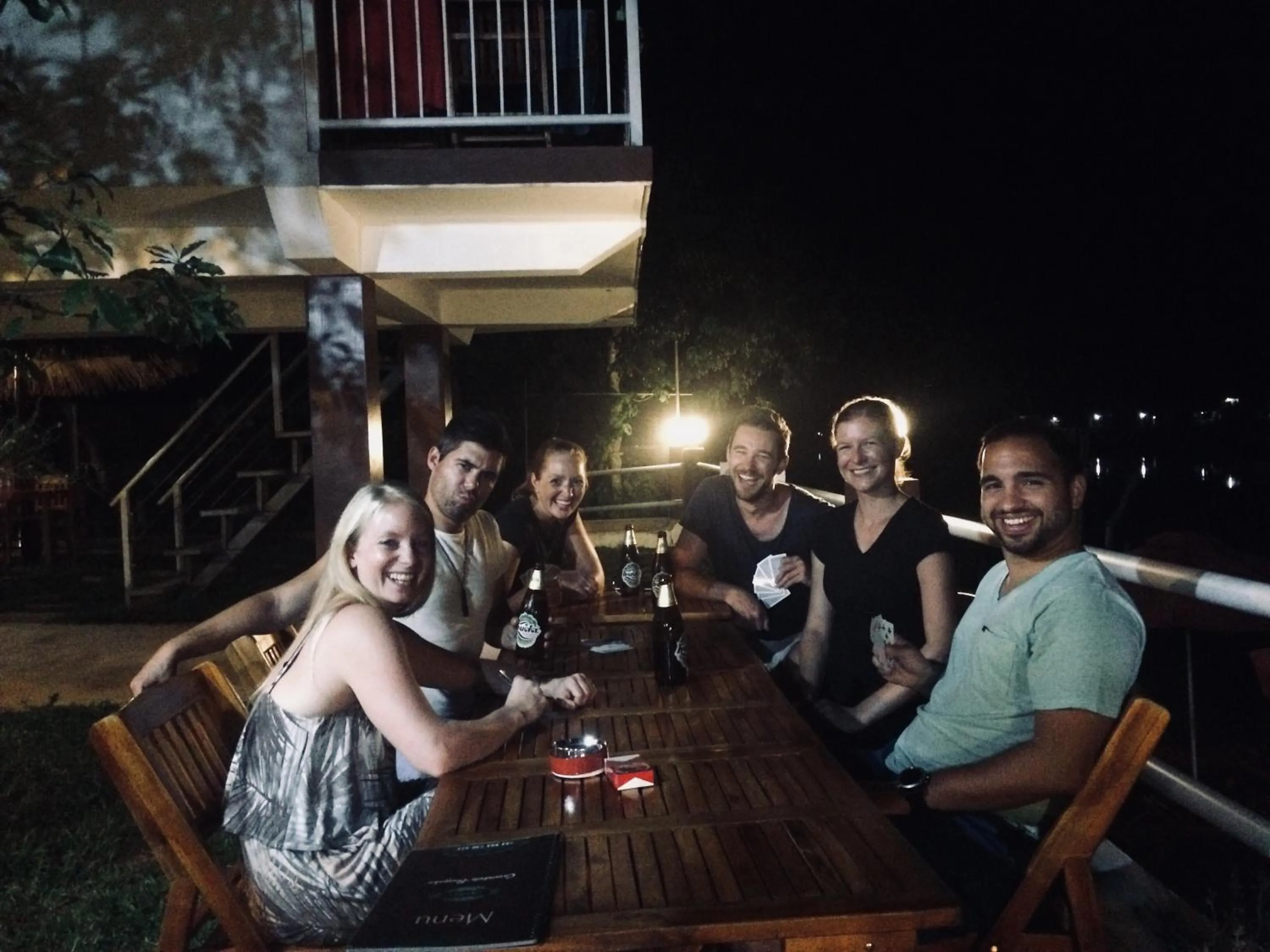 Evening entertainment in Carambola Bungalow