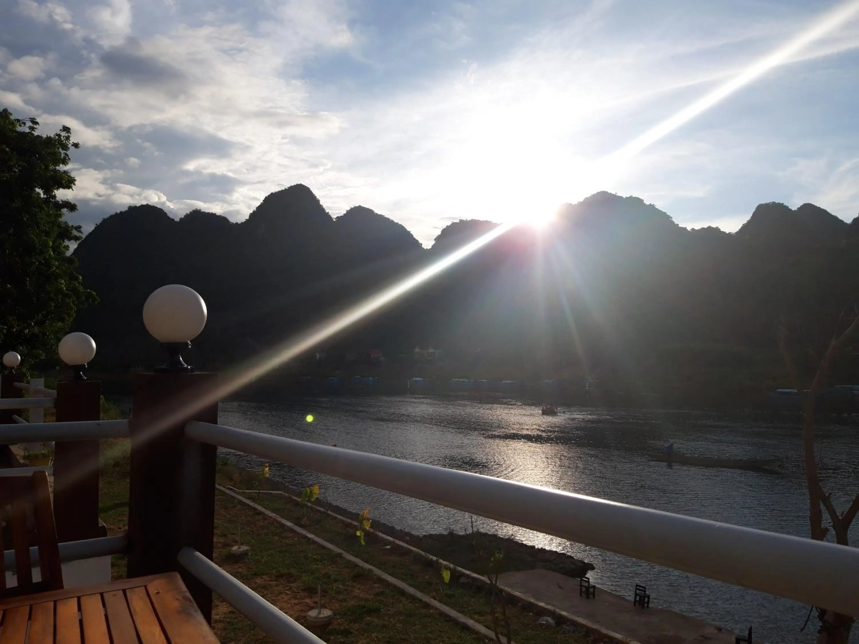 River view in Carambola Bungalow