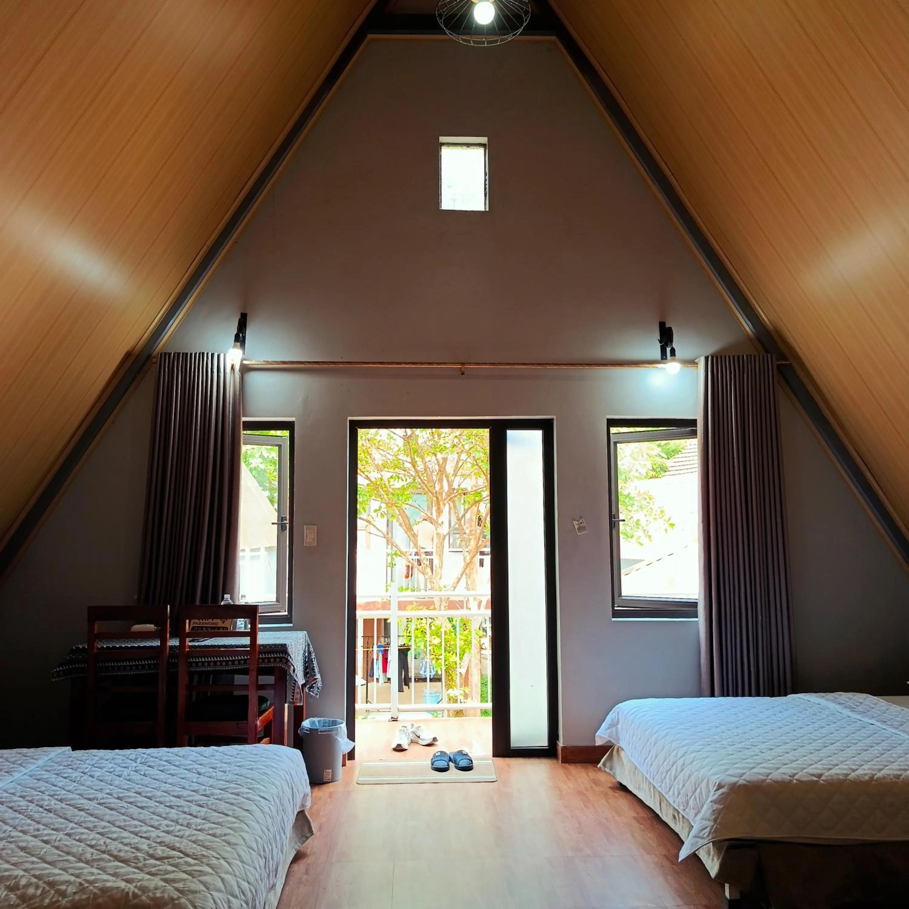 Bed in Carambola Bungalow