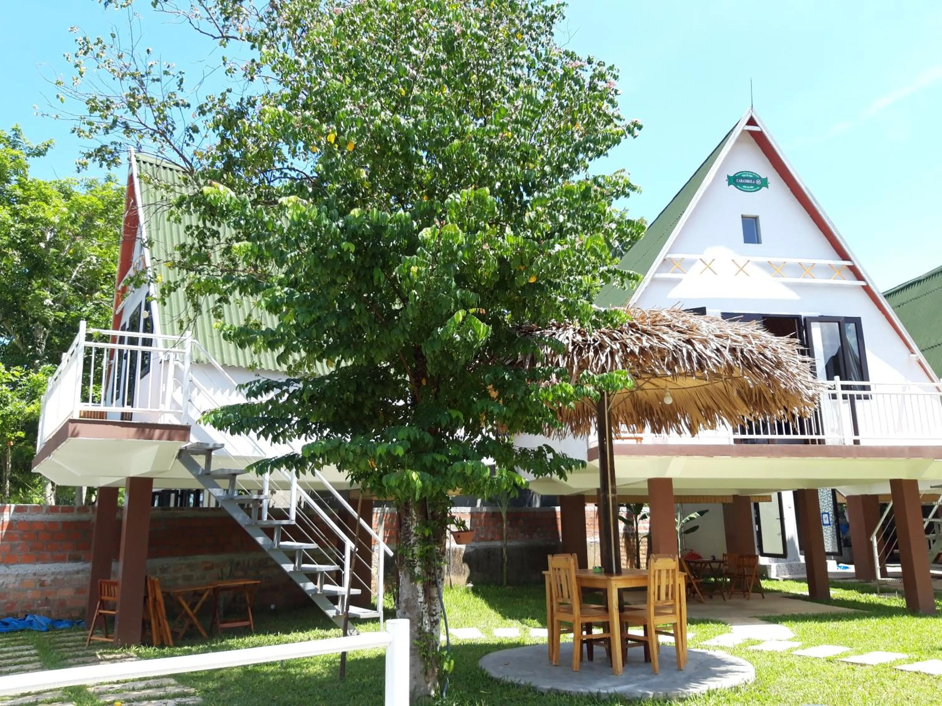 Floor plan in Carambola Bungalow