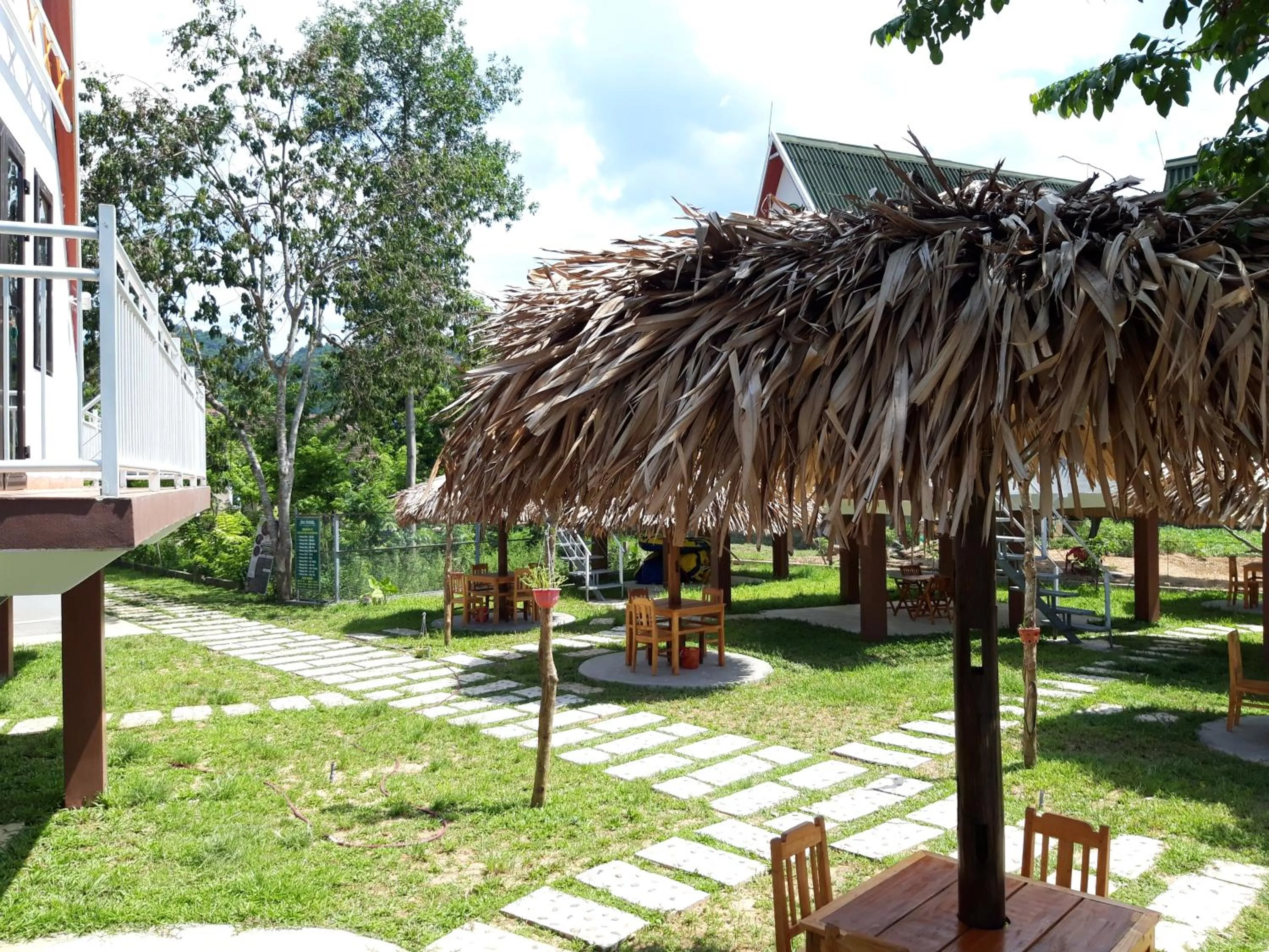 Garden in Carambola Bungalow