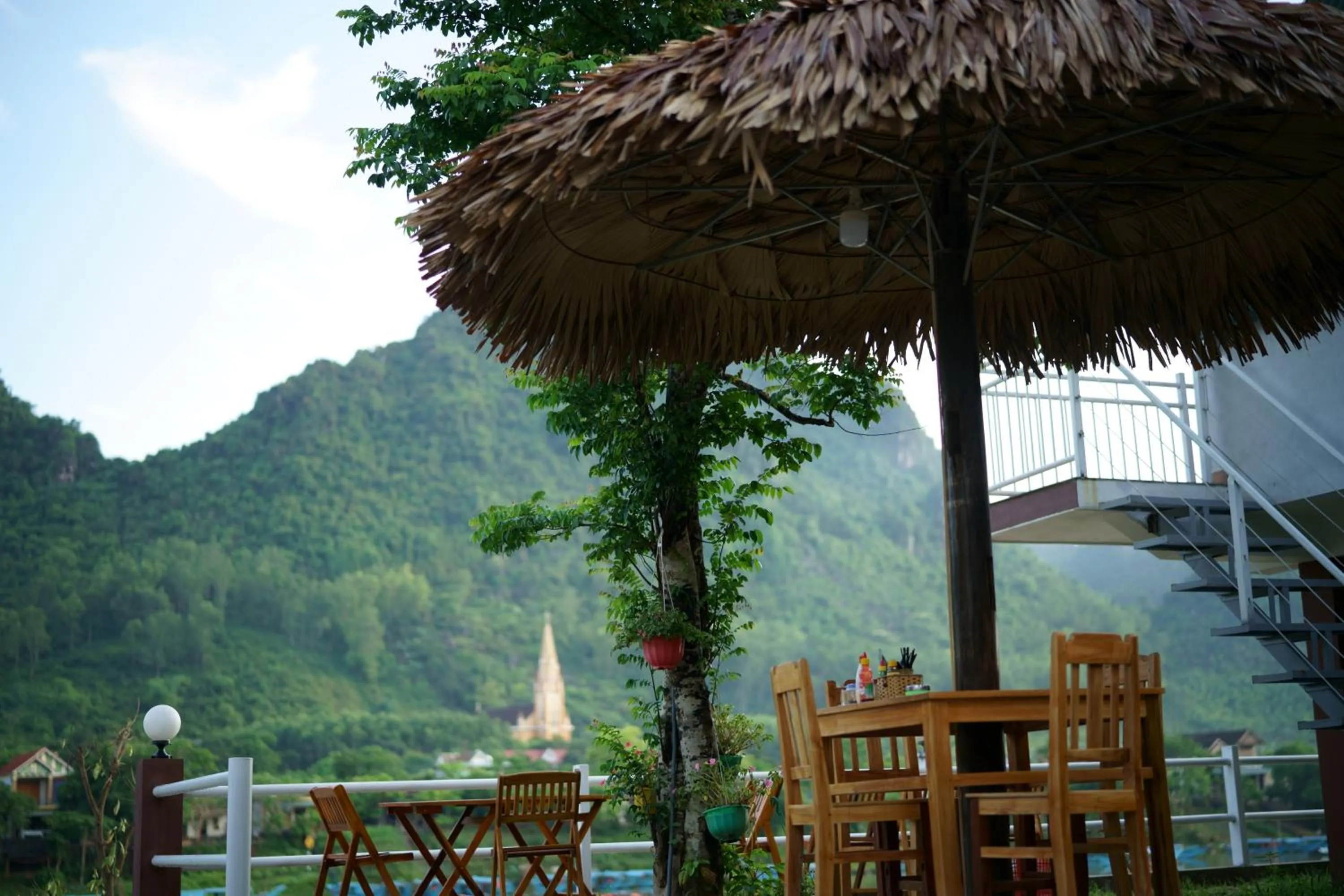 Mountain view in Carambola Bungalow