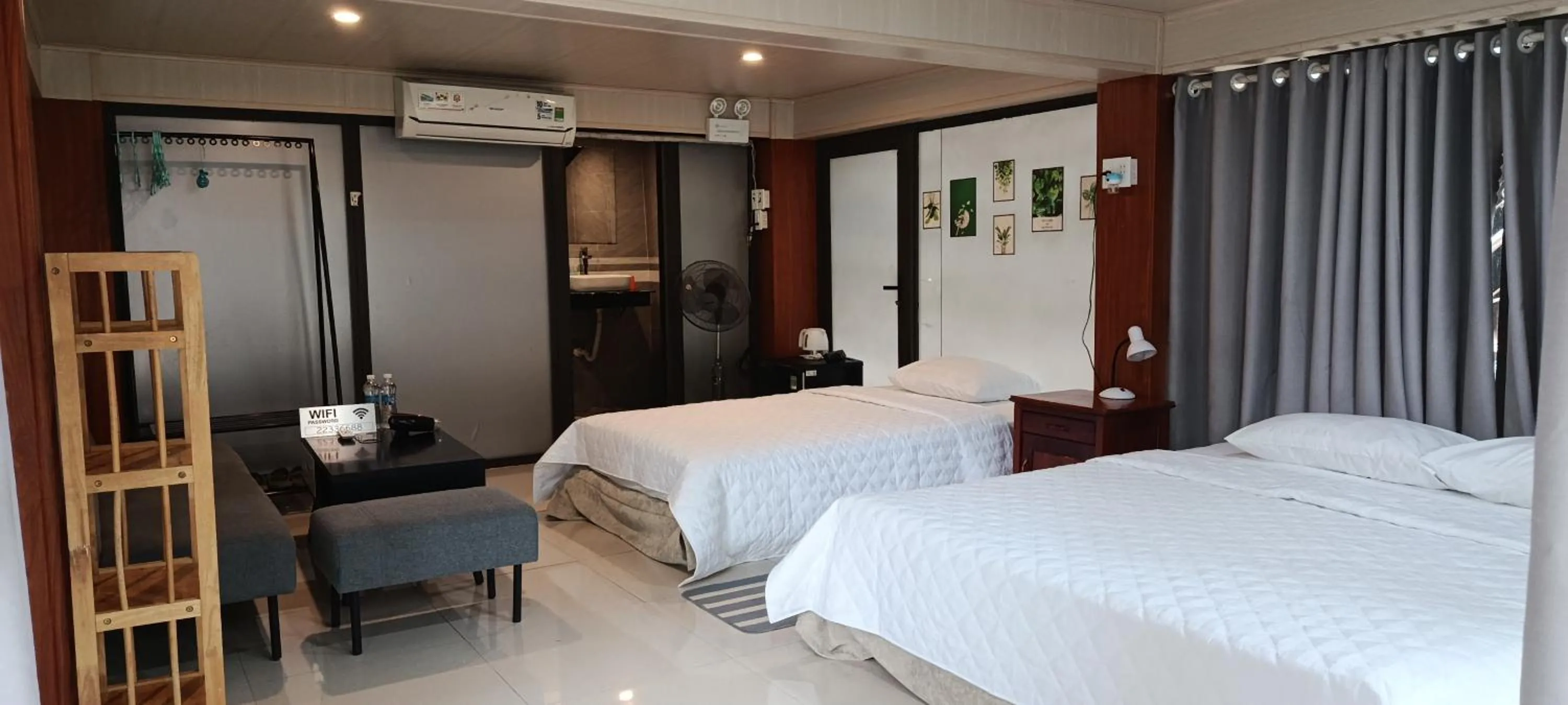 Bed in Carambola Bungalow