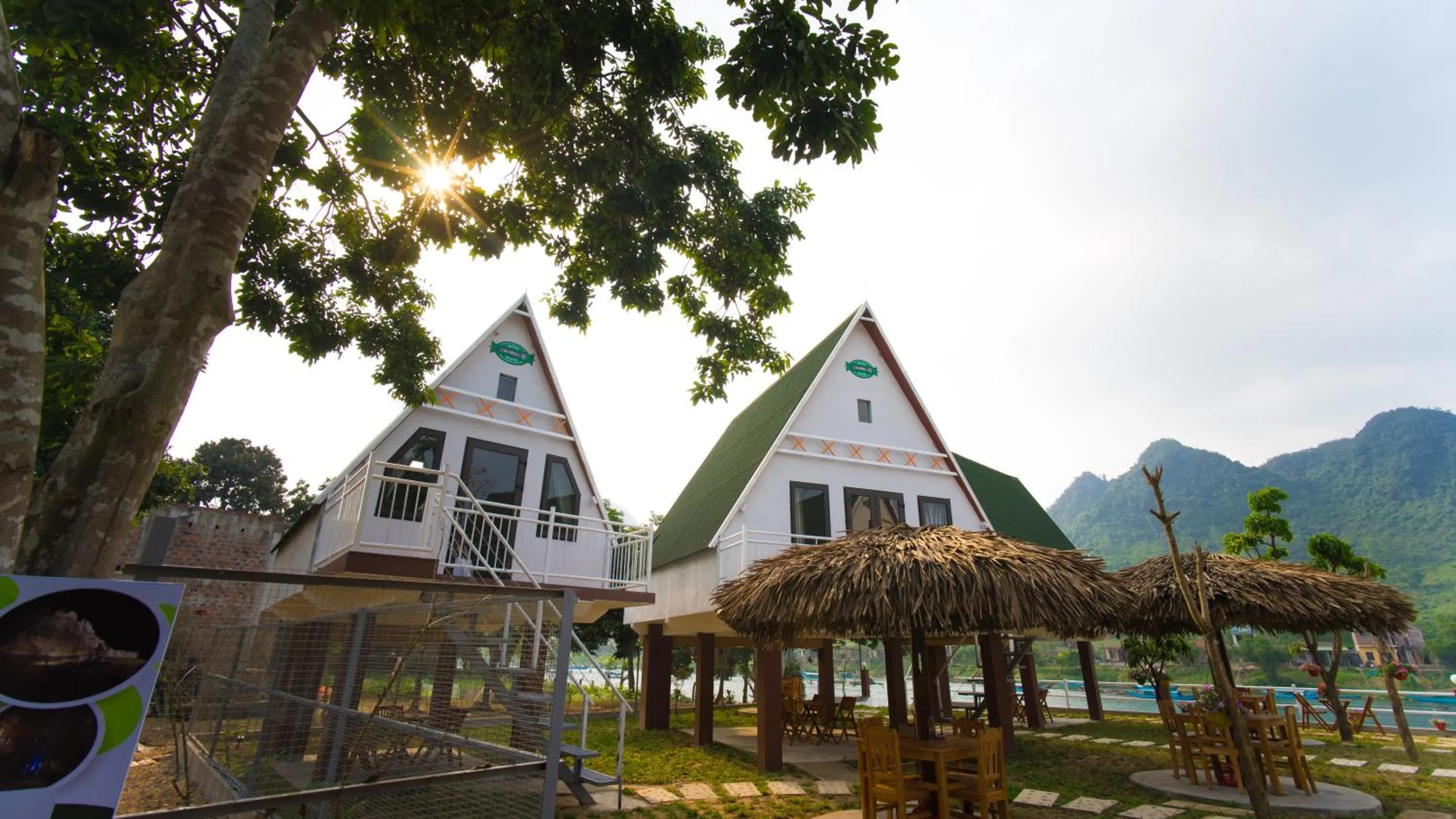 Bird's eye view in Carambola Bungalow