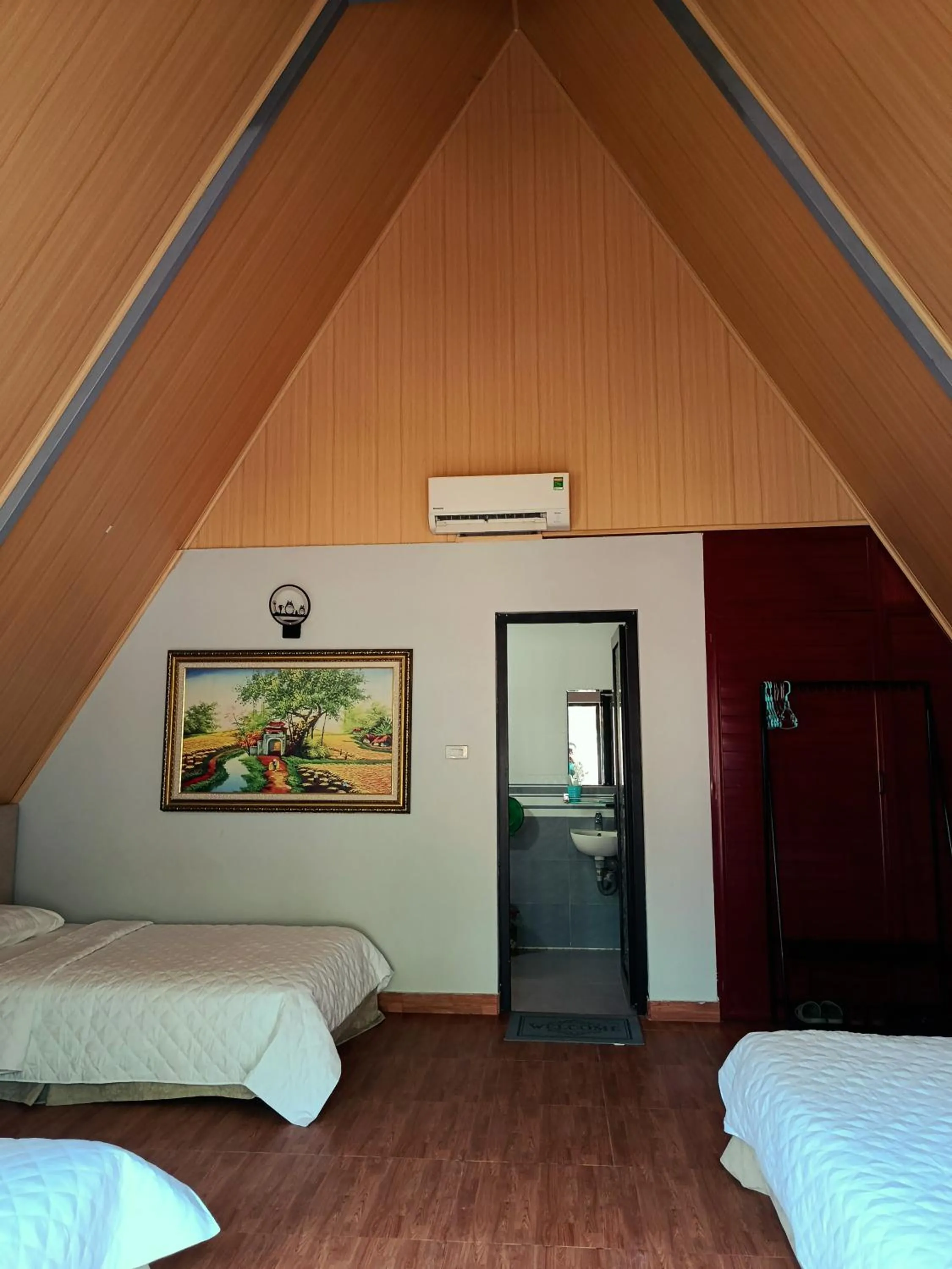 Bed in Carambola Bungalow