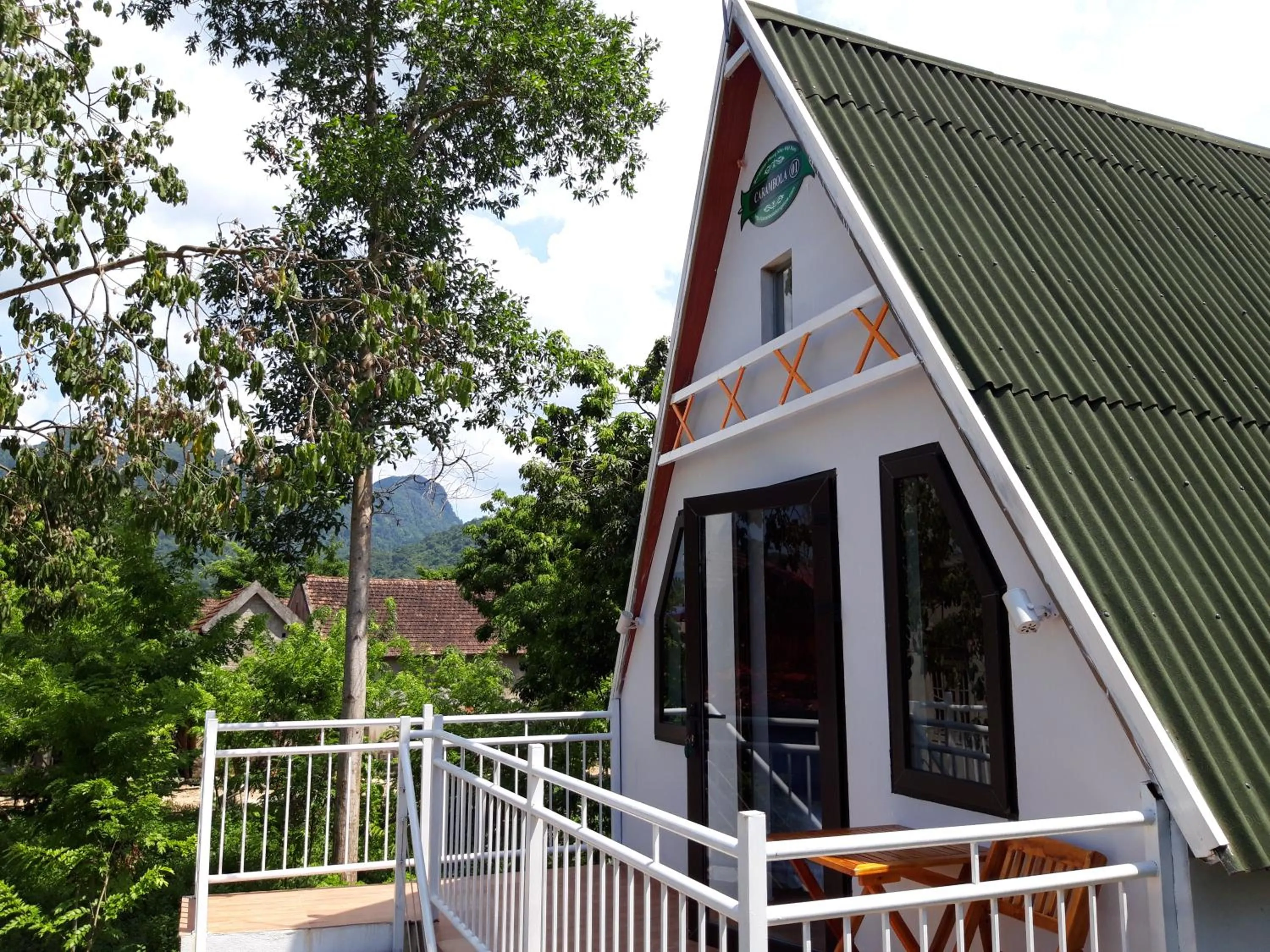 Balcony/Terrace in Carambola Bungalow