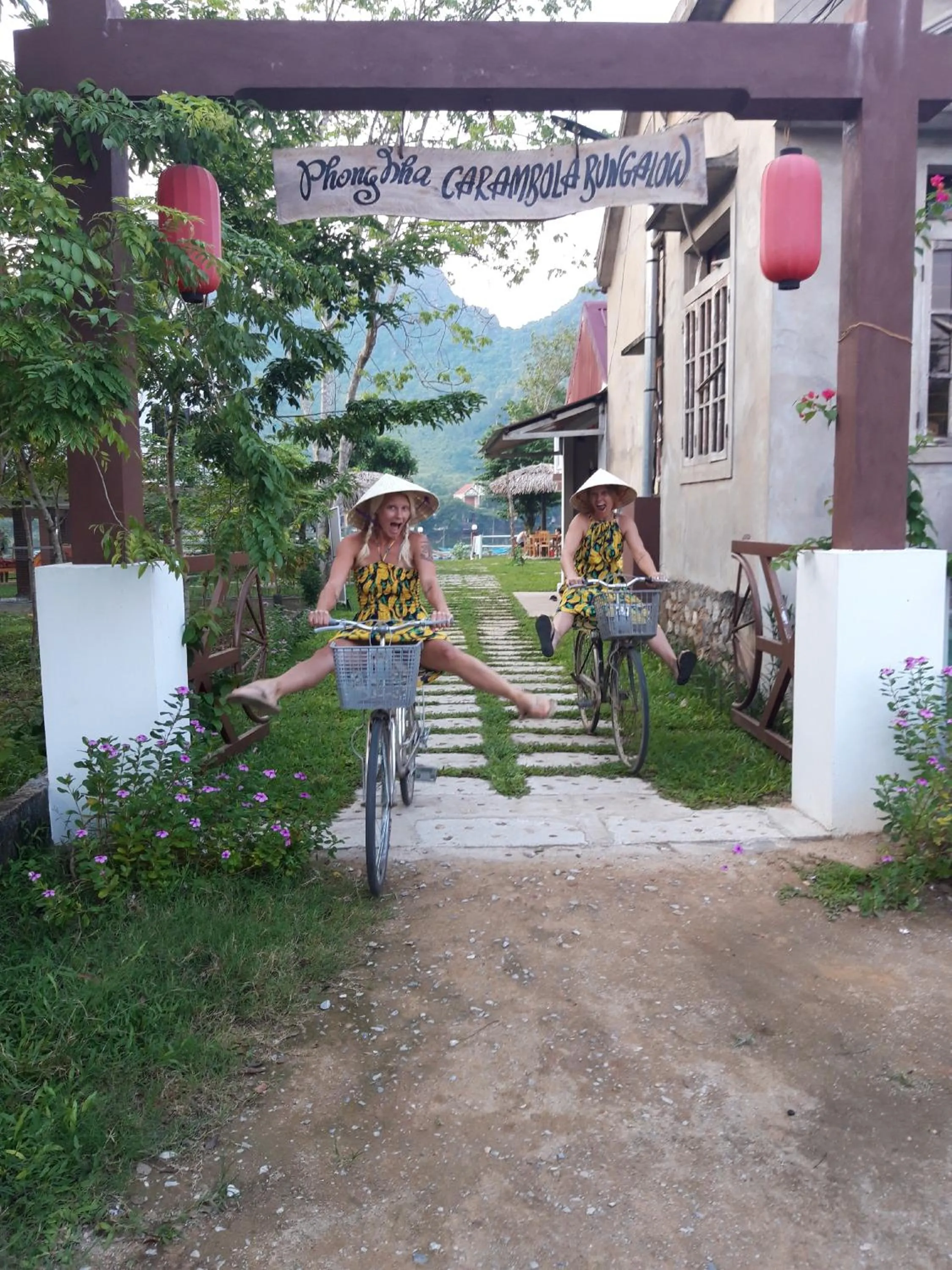 Cycling in Carambola Bungalow