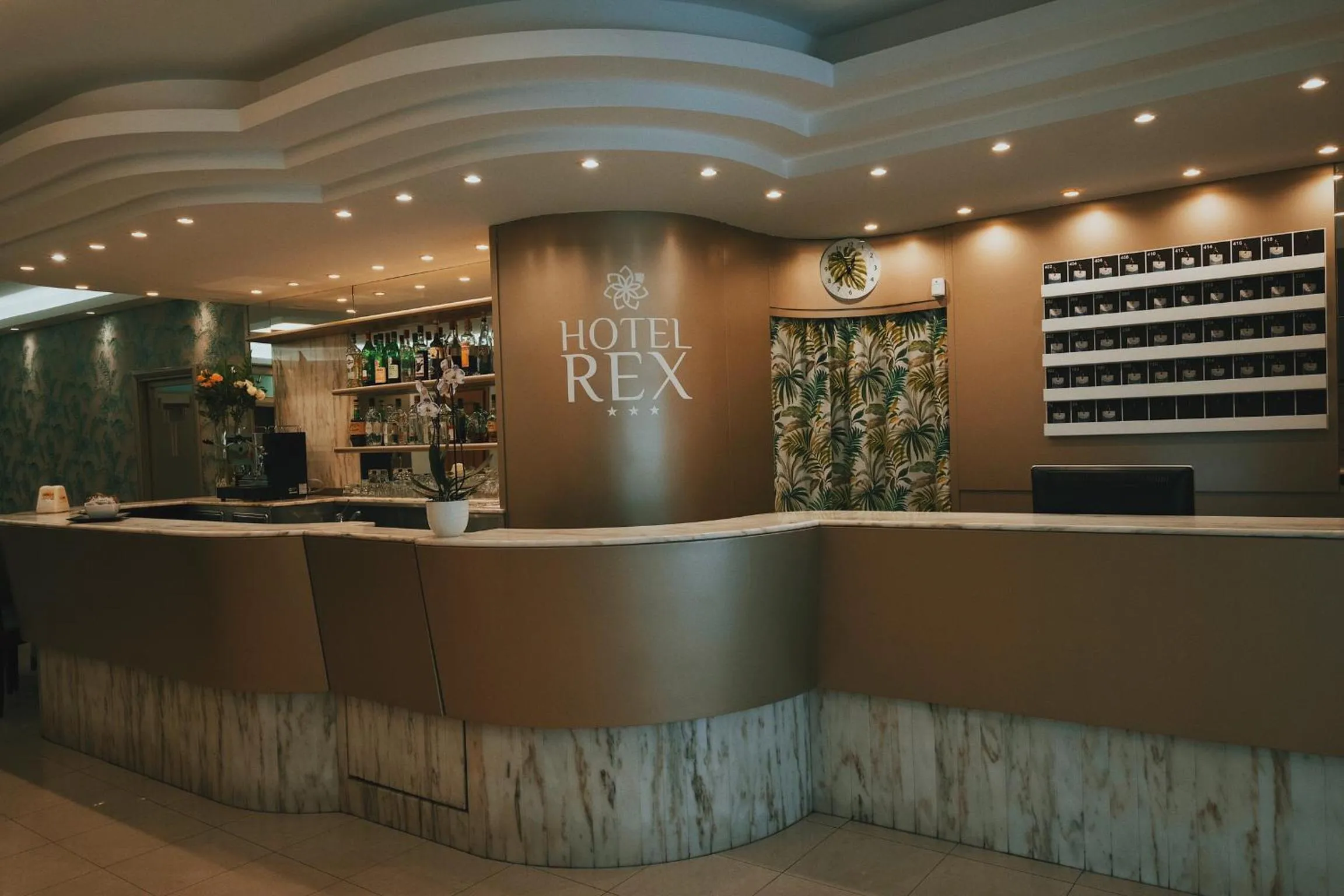Lobby or reception in Hotel Rex Rimini