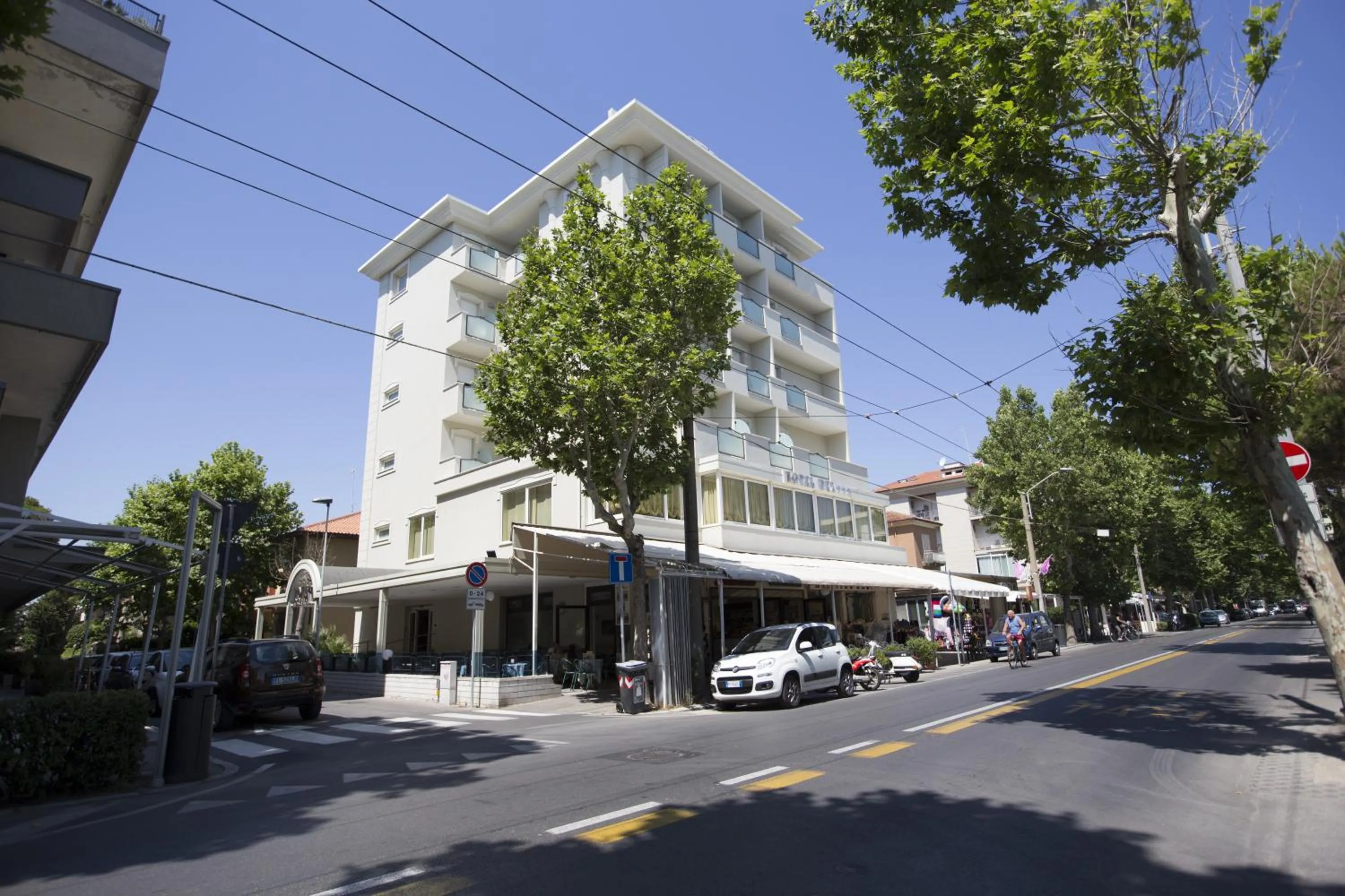 Facade/entrance in Hotel Rex Rimini
