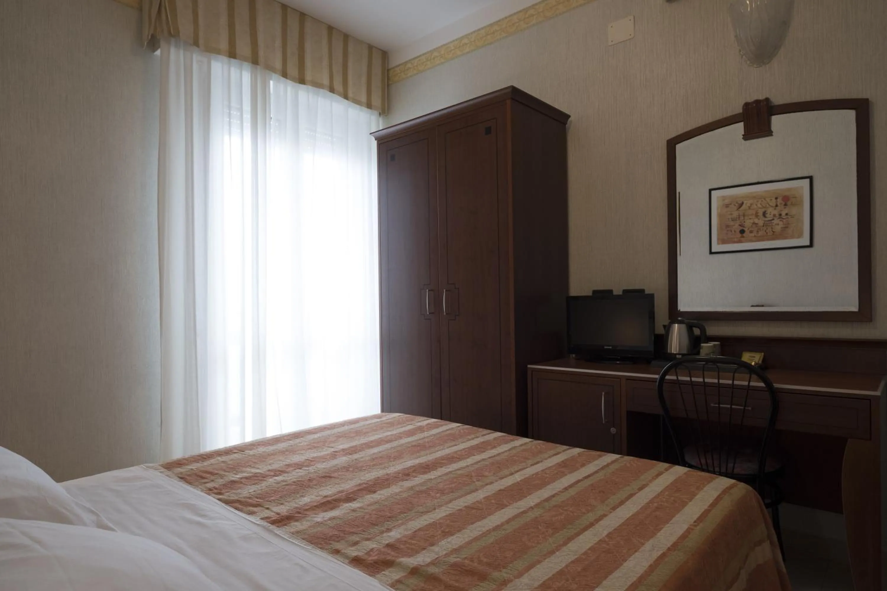 Bed in Hotel Rex Rimini