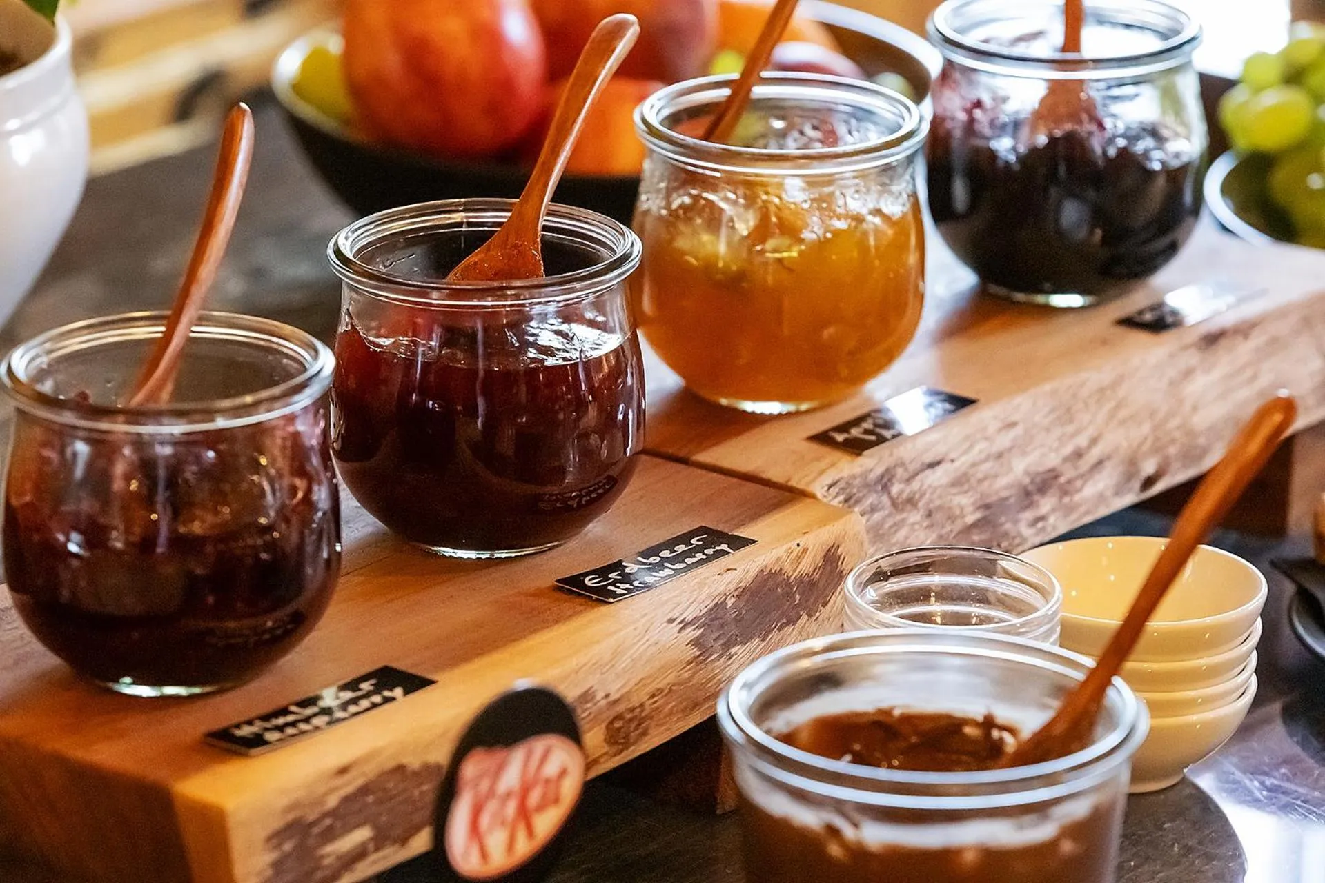 Buffet breakfast in Hotel Bodmi