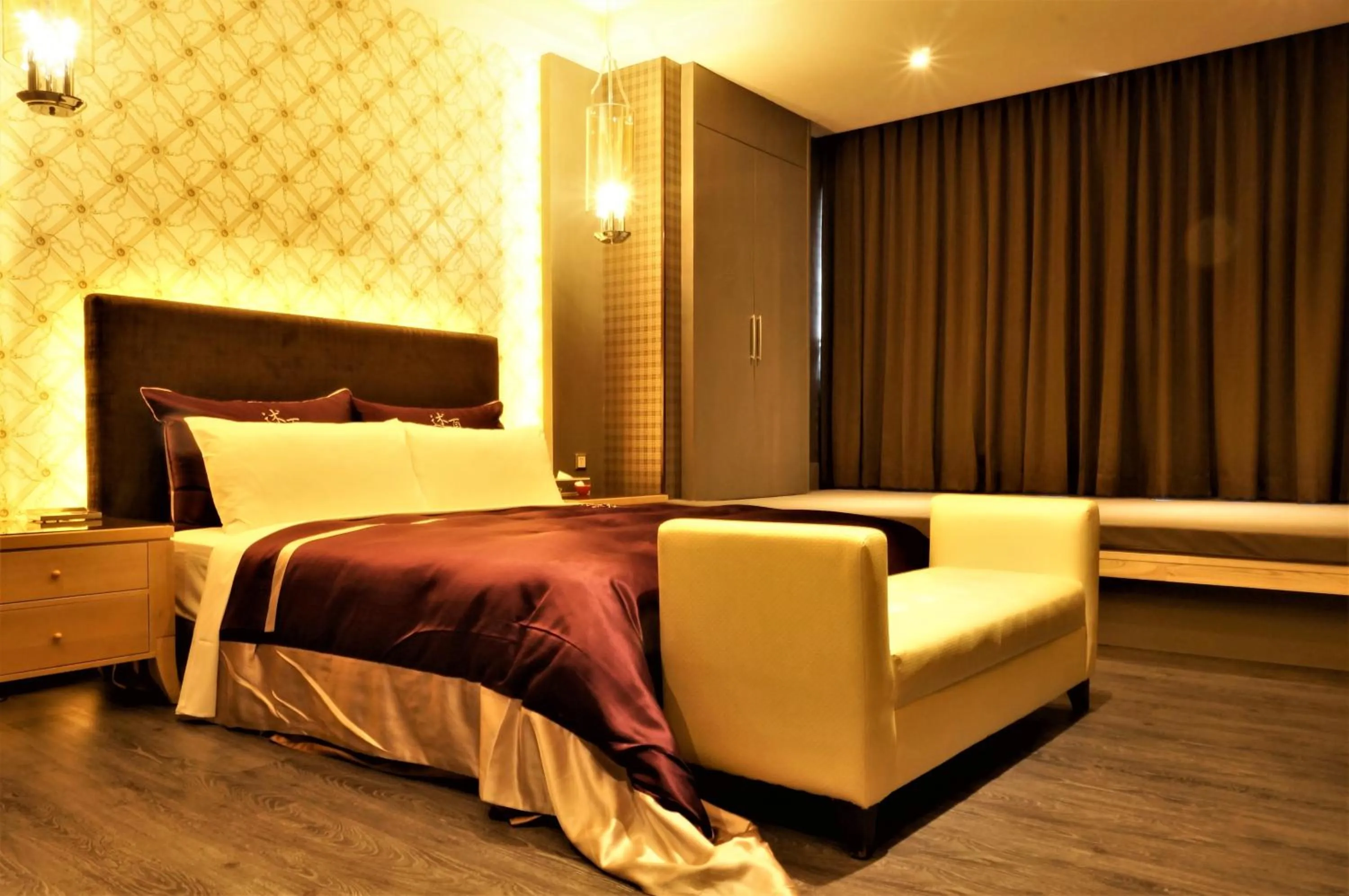 Bed in Shu Jia Motel