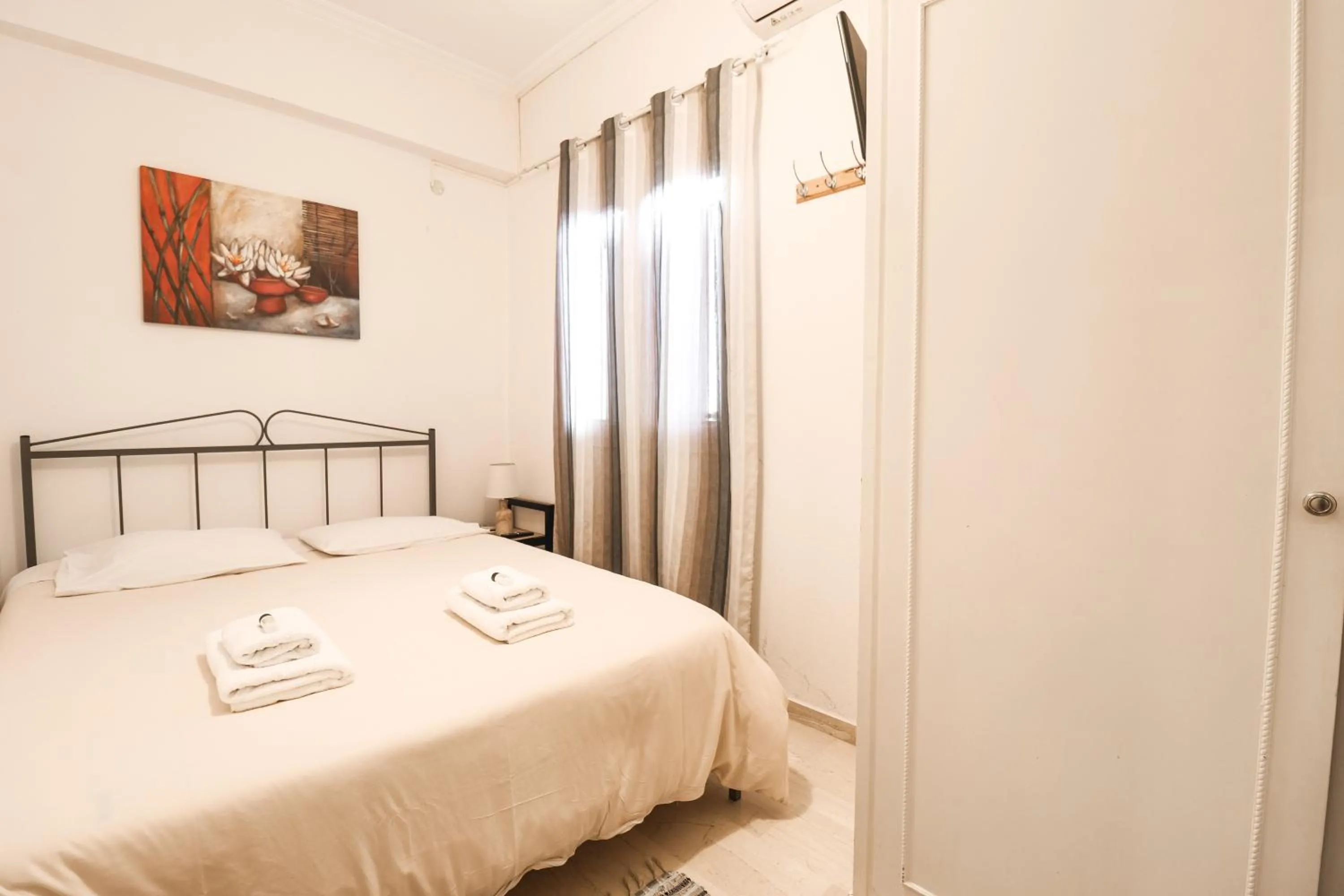 Bedroom, Bed in Corfu City Apartments