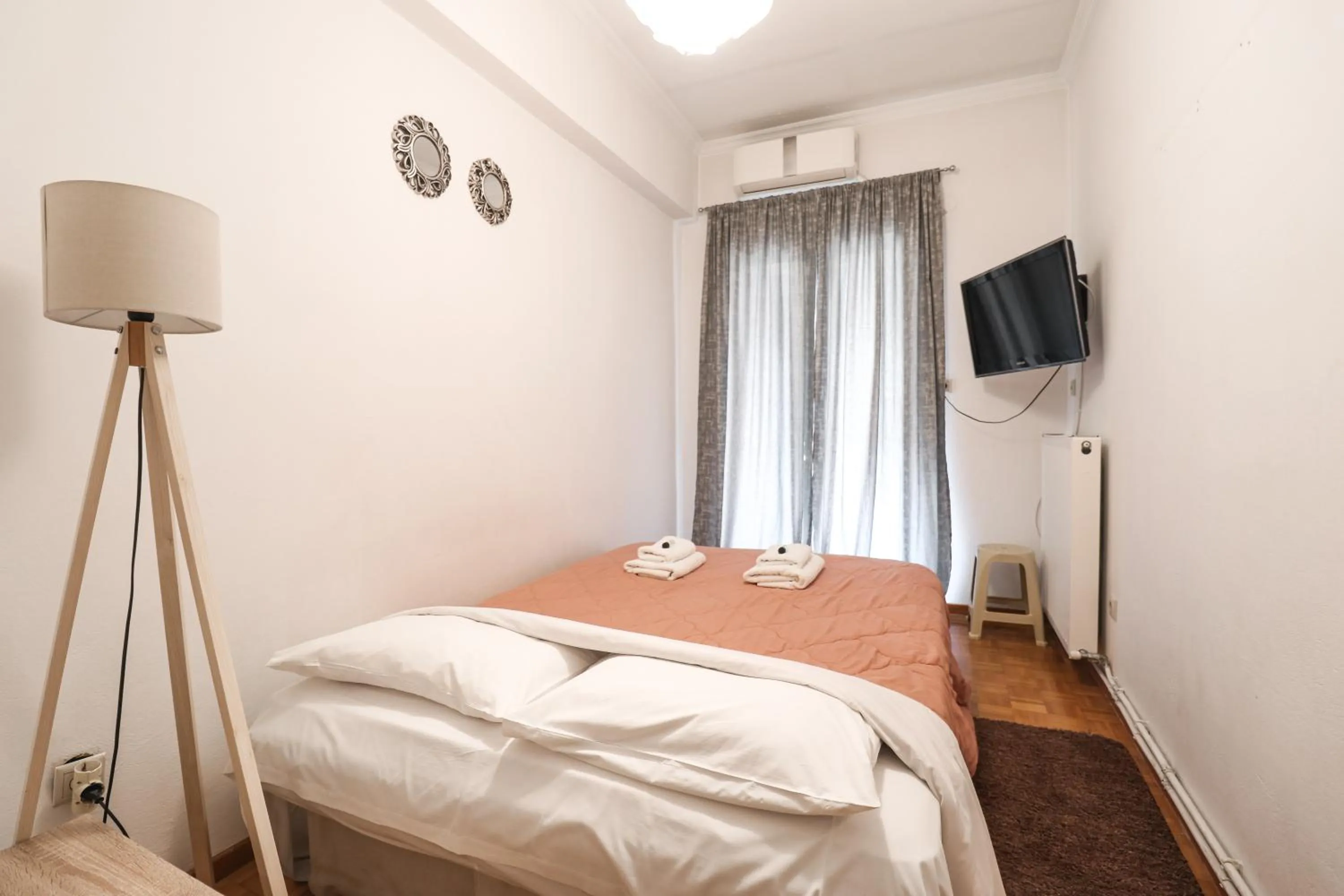 Bedroom, Bed in Corfu City Apartments